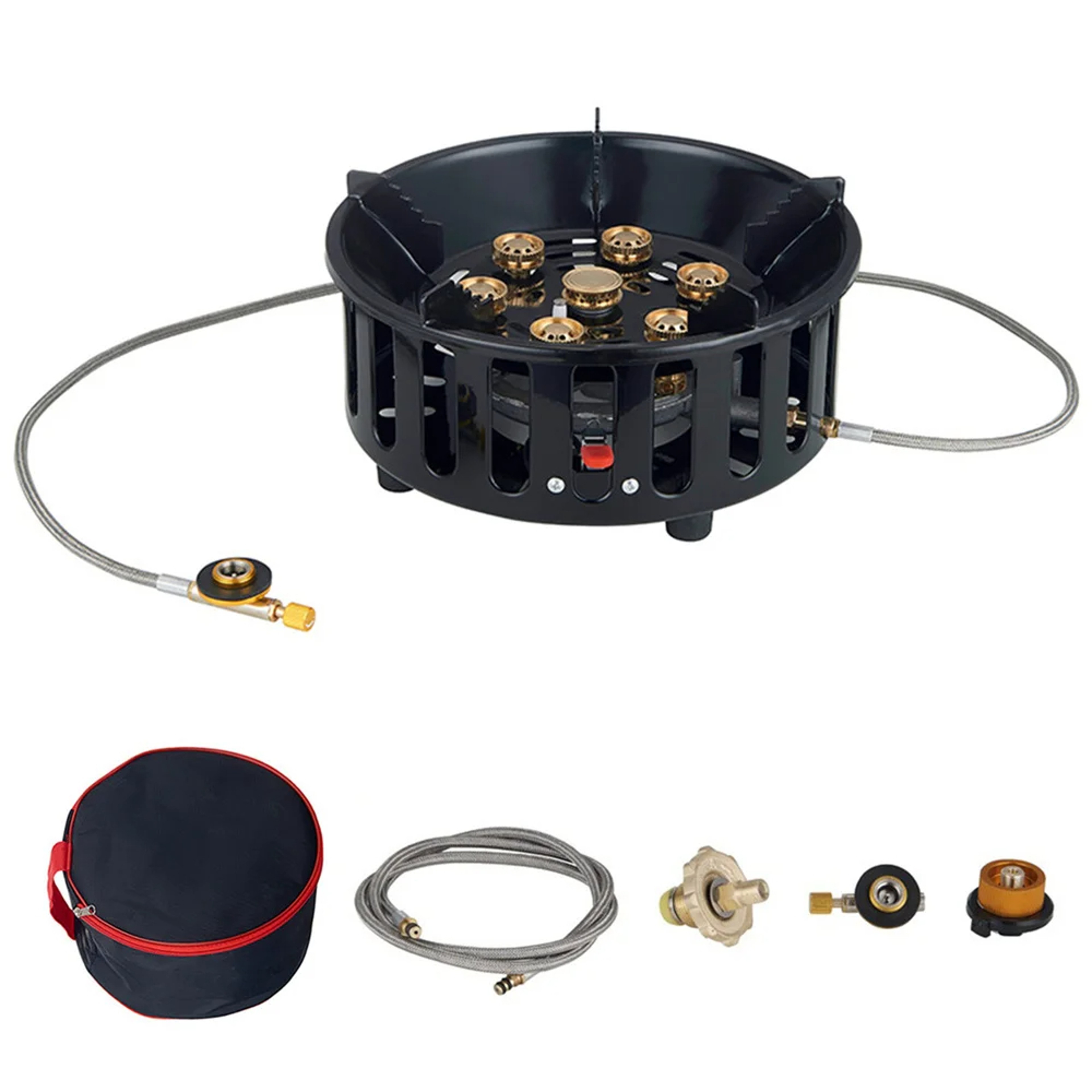 HighPower Camping Stove With Windproof Electronic Ignition Portable Tourist Gas Burner For Outdoor  4