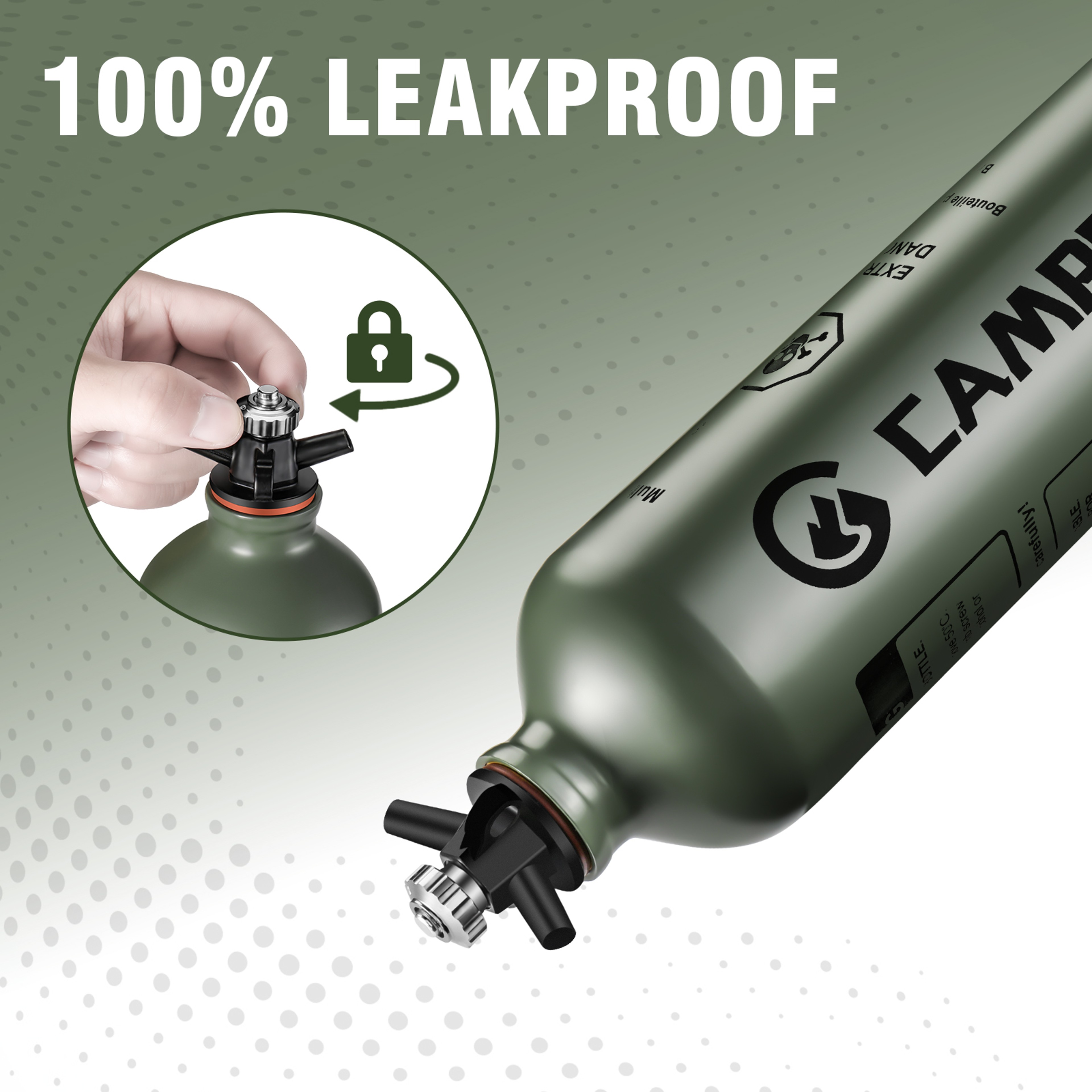 Liquid Fuel Bottle For Outdoor Camping Water Bucket With Safety Valve 2