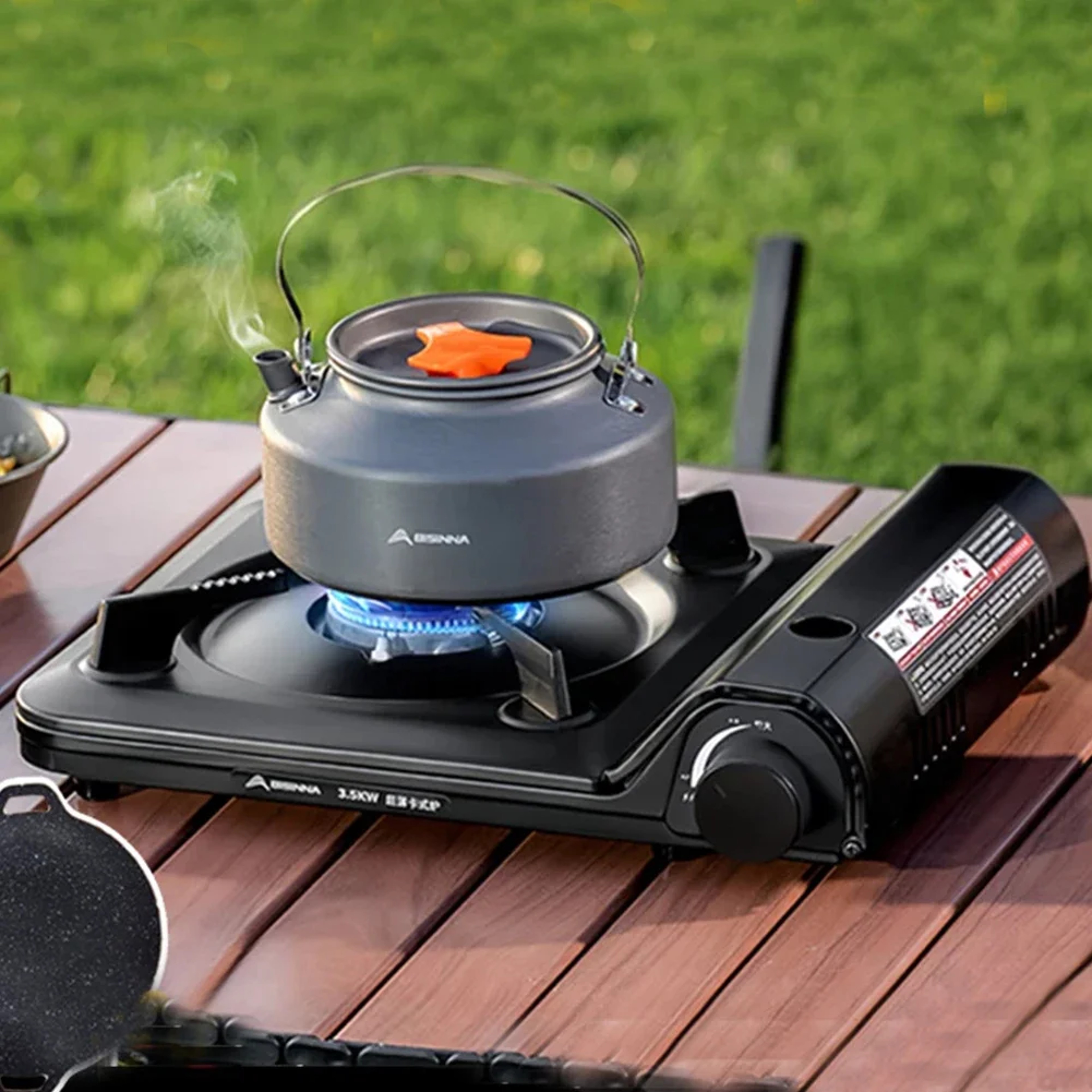 Portable Single Burner Camping Gas Stove Compact  Reliable Outdoor Cooking Solution 5