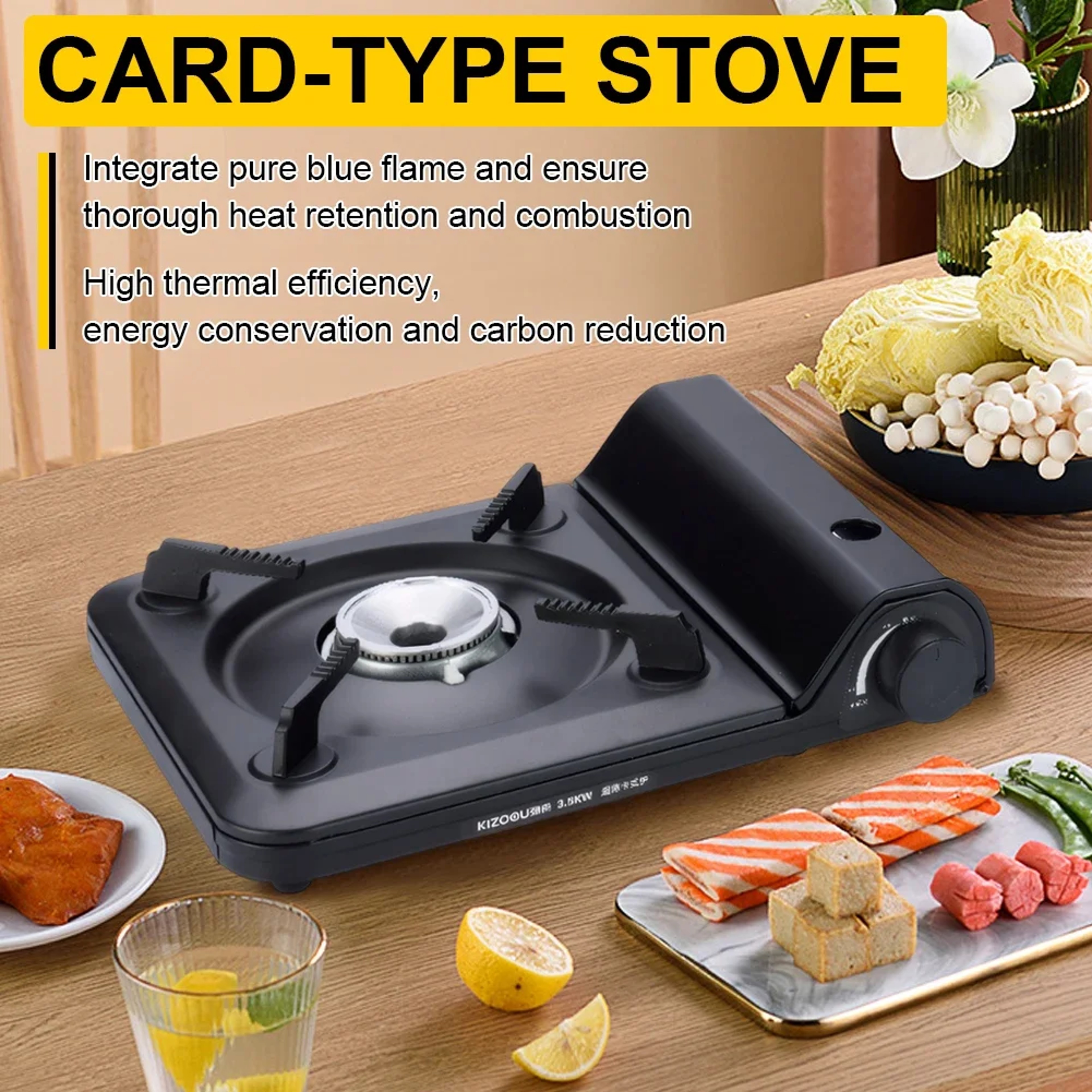 Portable Single Burner Camping Gas Stove Compact  Reliable Outdoor Cooking Solution 2