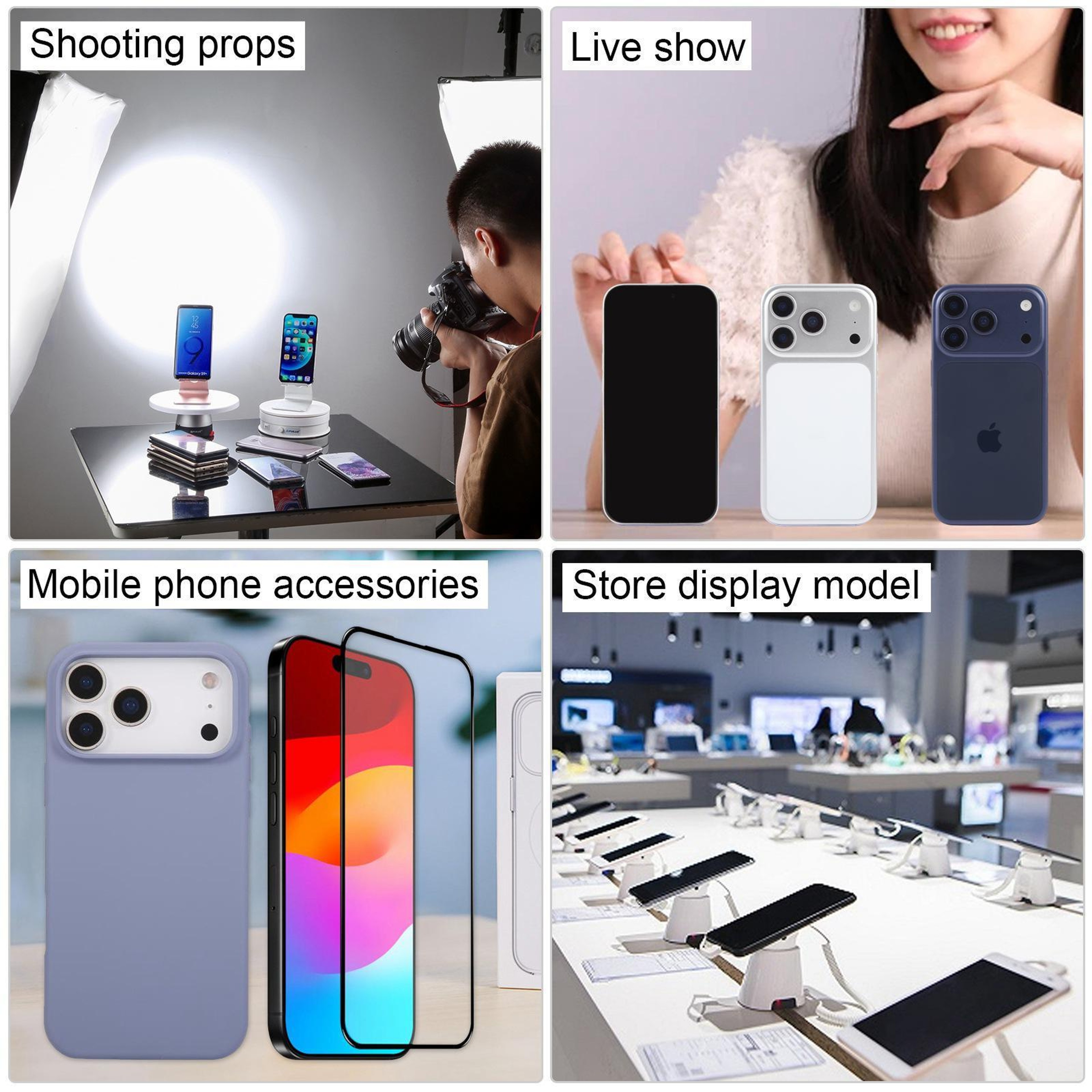 IPhone 17 Pro Fake Dummy Display Model Black Non Working Phone Replica For Display And Kids 4