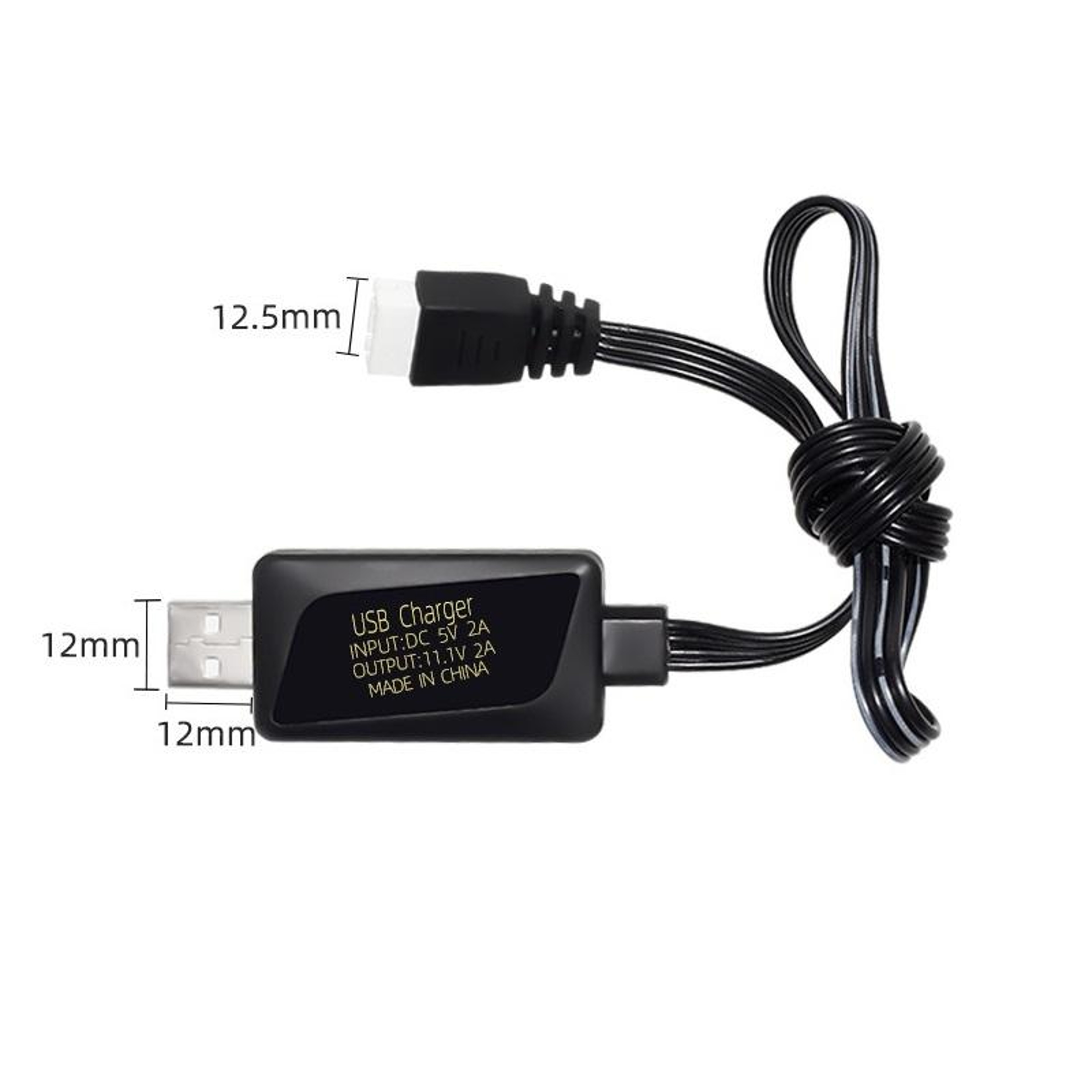 Smart USB Lithium Battery Charger Cable with LED Indicator  Fast Safe Charging – view 2