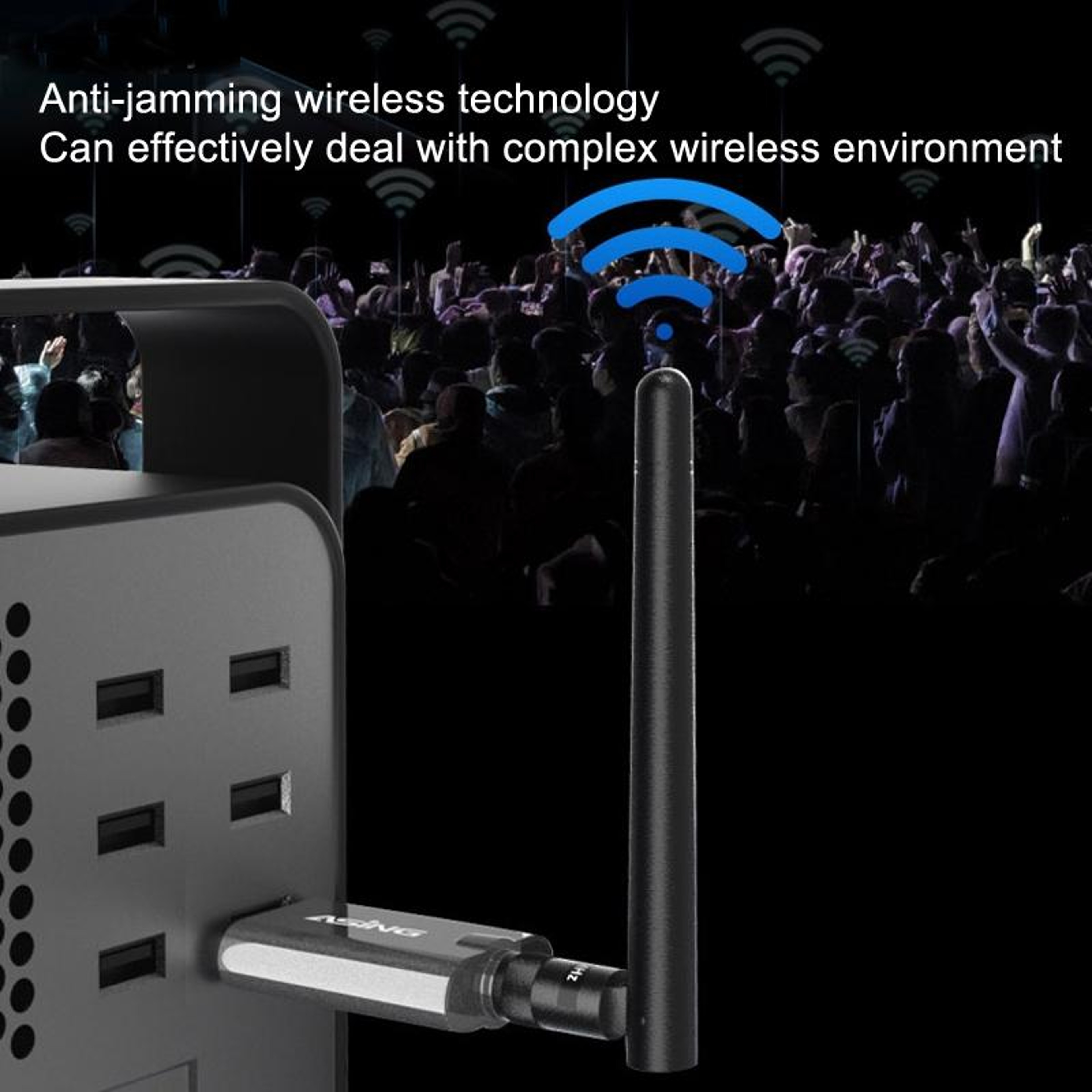 Wireless Presentation Clicker With Green Laser Pointer 300m Range USB PowerPoint Remote 5