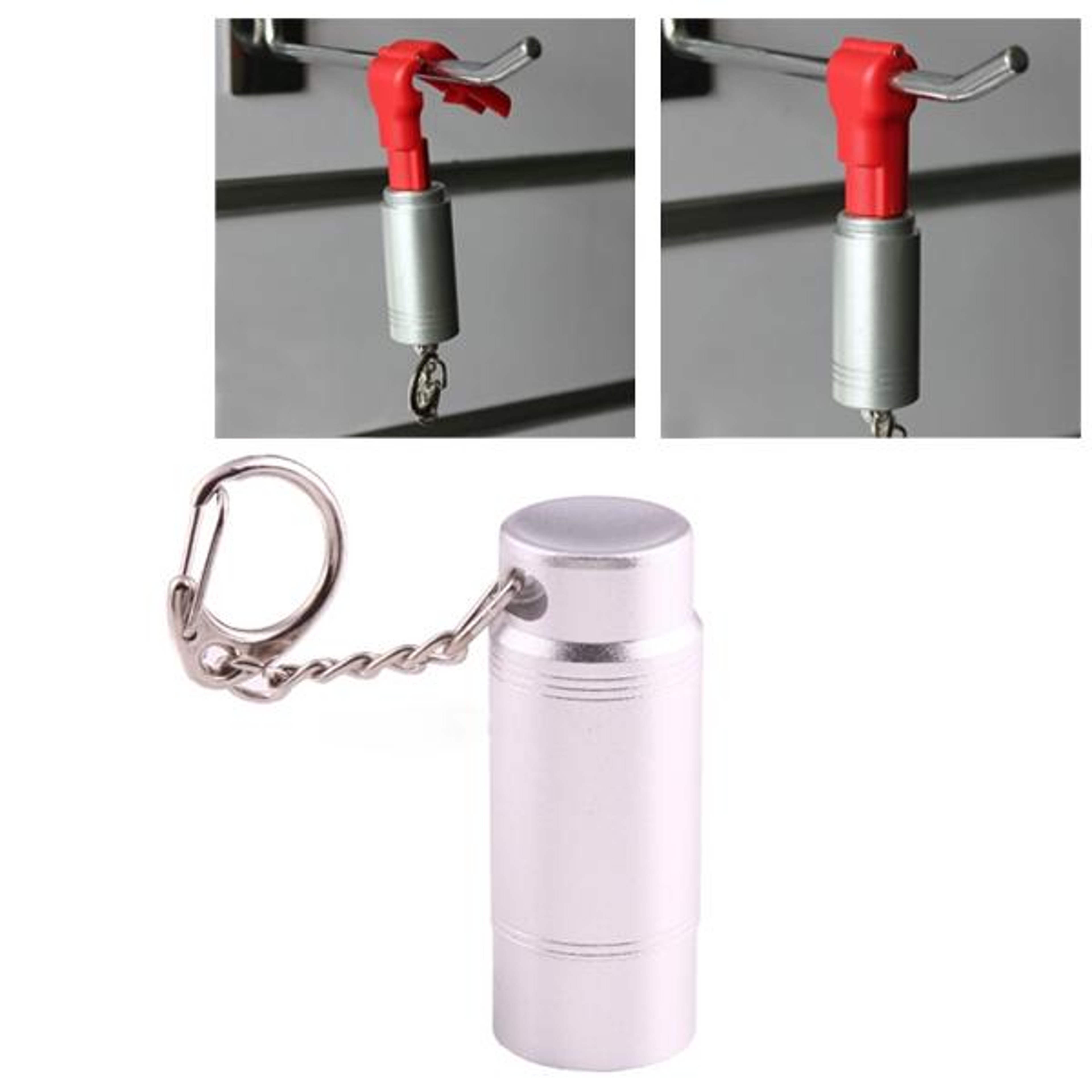Universal Magnetic EAS Tag Remover Keychain Compact Security Tag Detacher Tool 2
