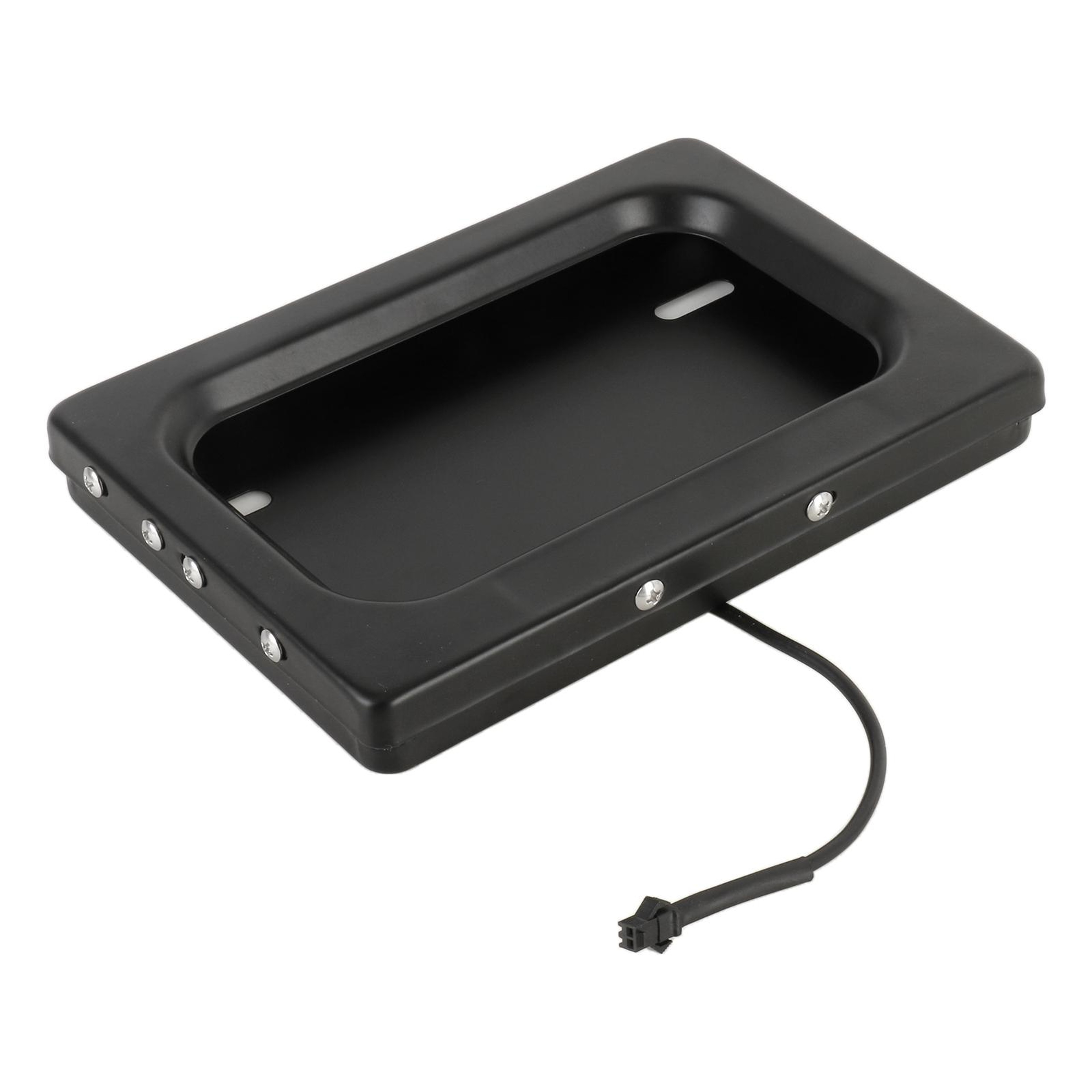 Remote Control Motorcycle License Plate Cover Hidden Plate Shutter Frame – view 2