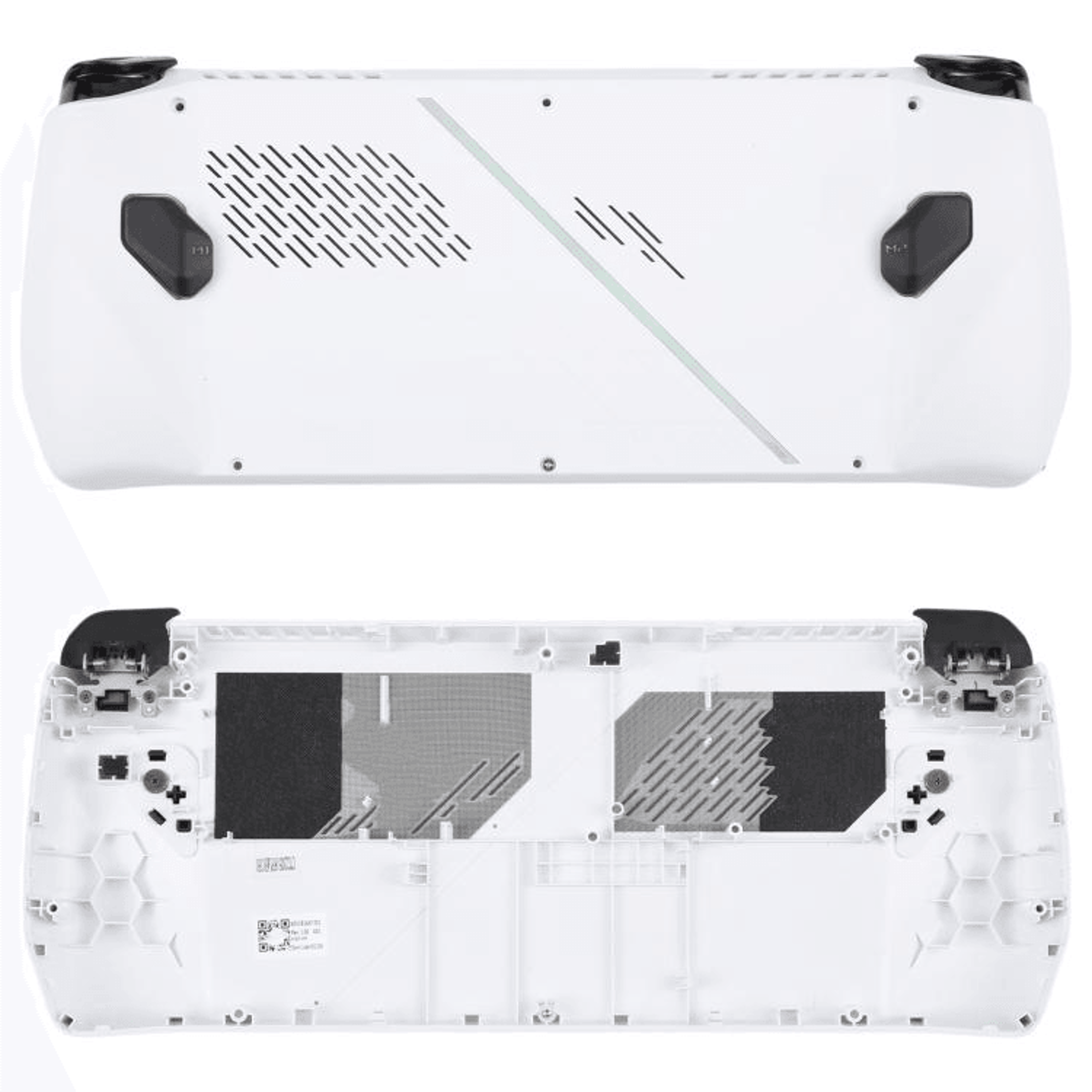 Asus ROG Ally X Back Cover Replacement D Shell Black Durable Protective Housing 8