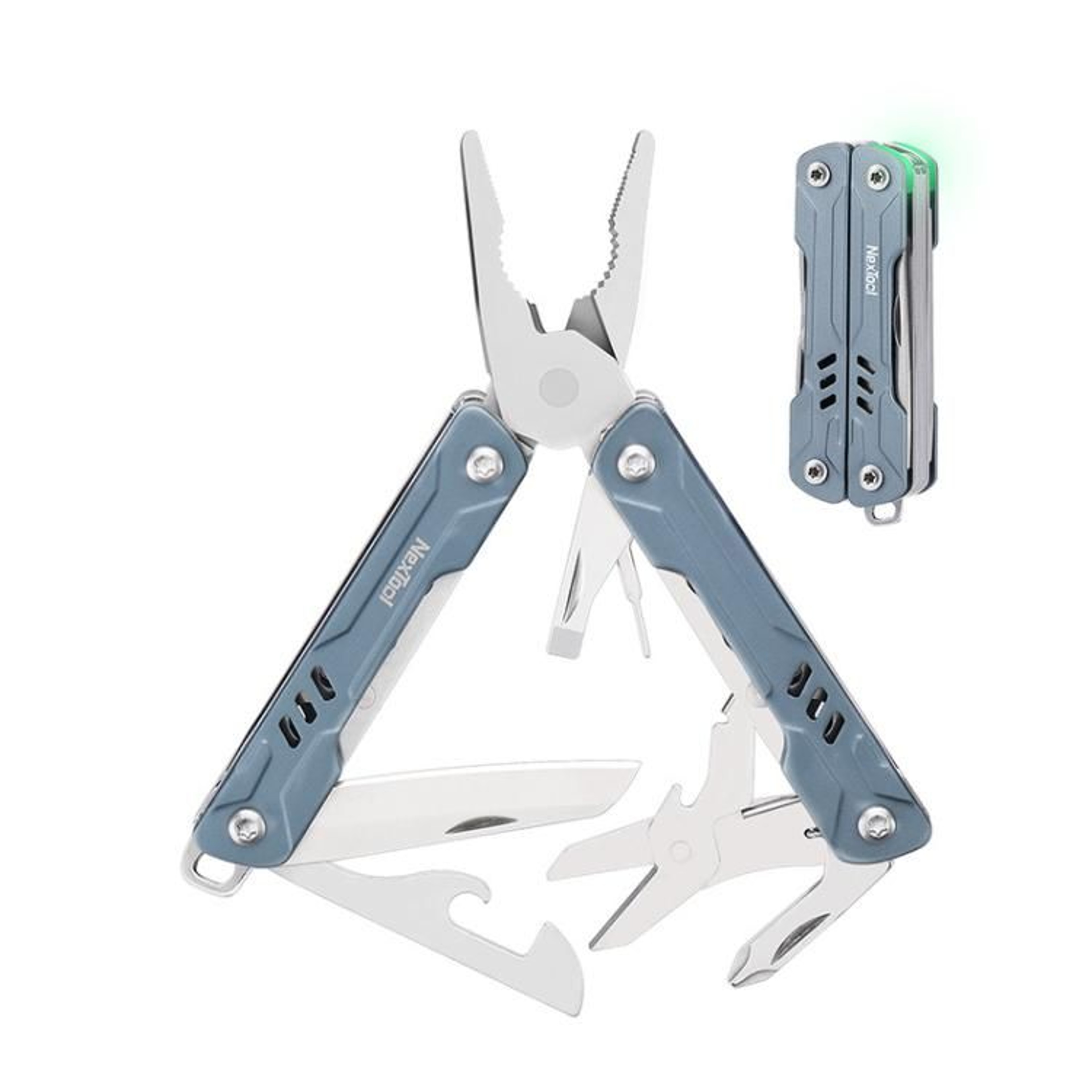 12 In 1 Multi Tool Pocket Knife With Folding Pliers And Wire Cutters For Outdoor EDC 6
