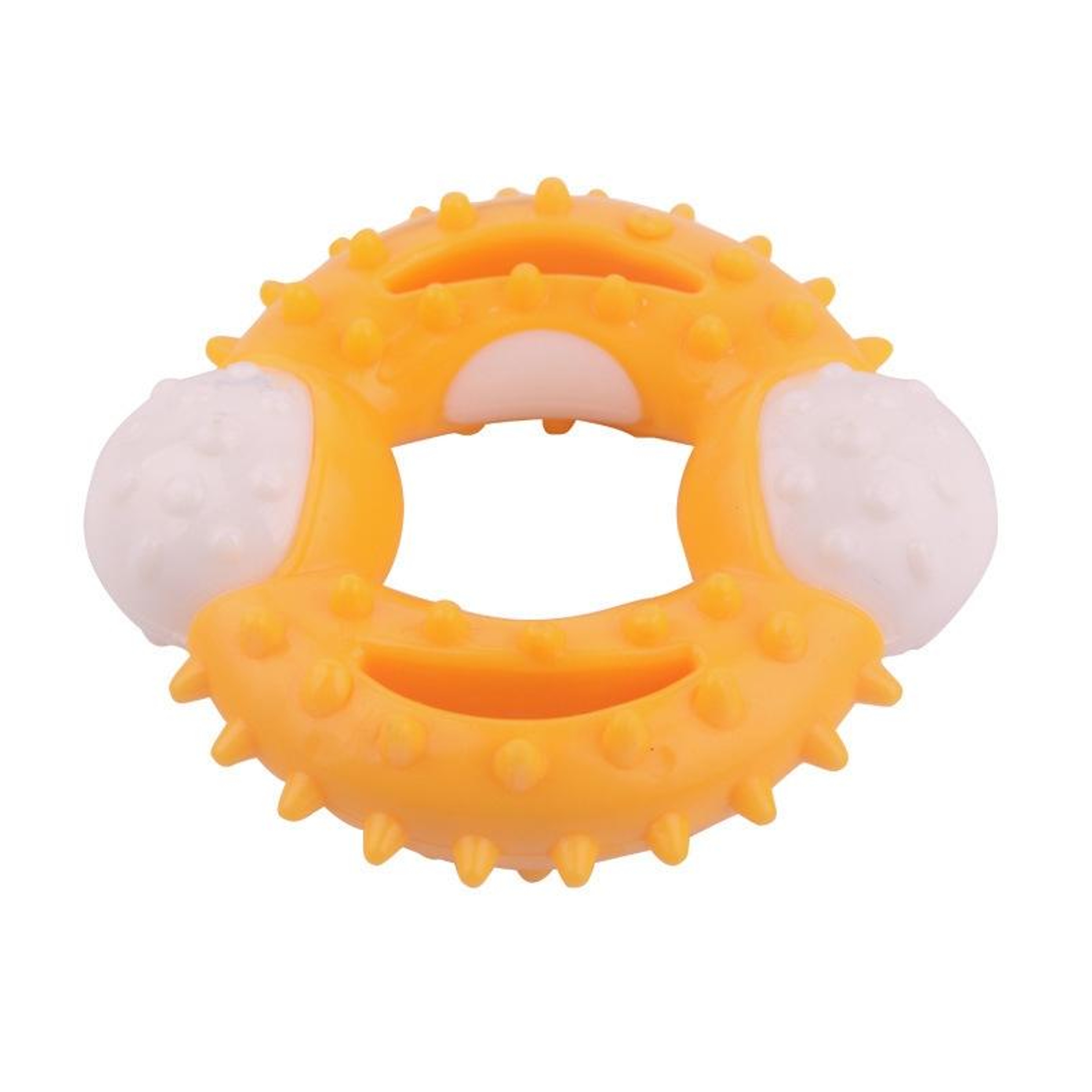 Durable Dog Chew Toy For Teeth Cleaning Interactive TPR Dental Chew Ball For Dogs 2
