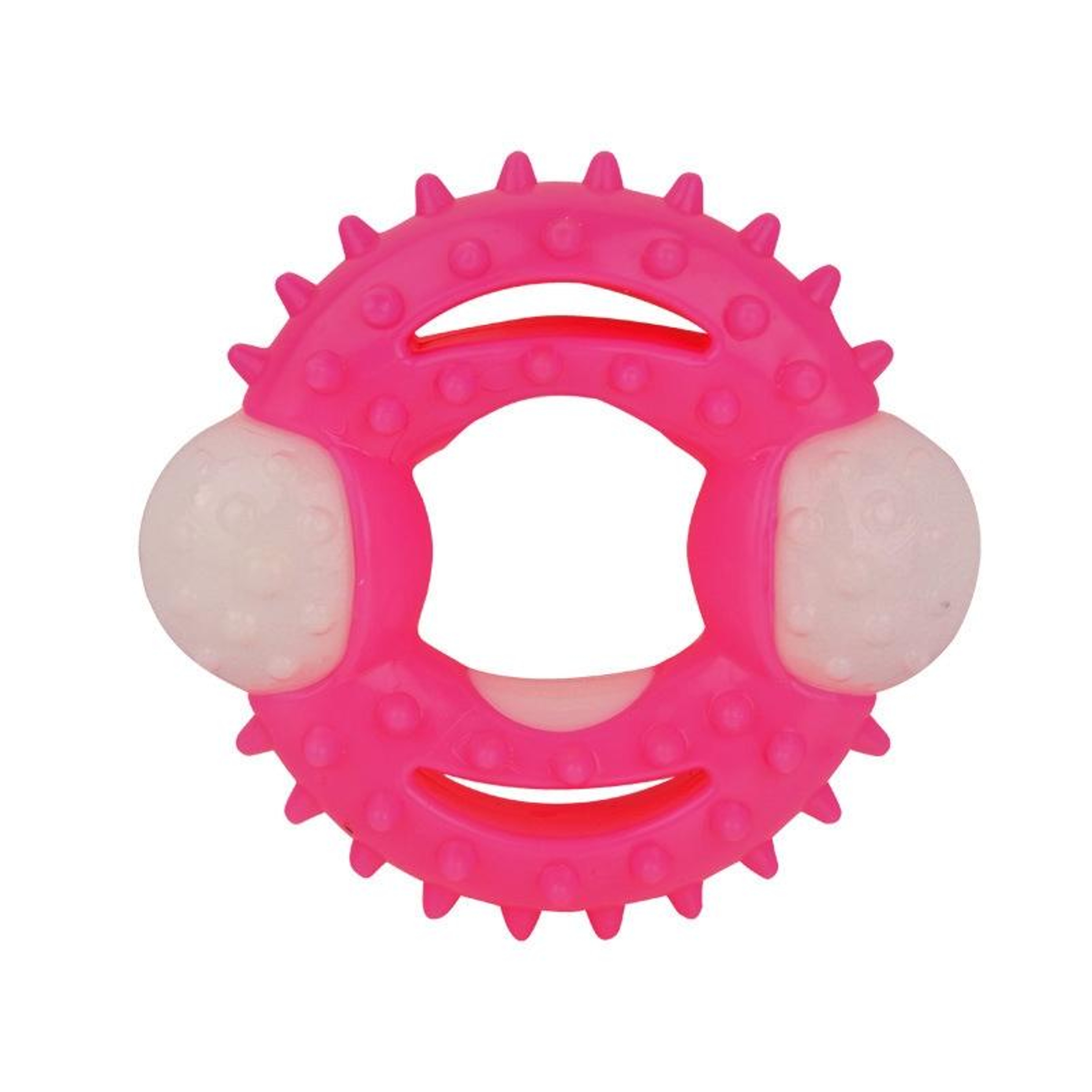 Durable Dog Chew Toy For Teeth Cleaning Interactive TPR Dental Chew Ball For Dogs 6