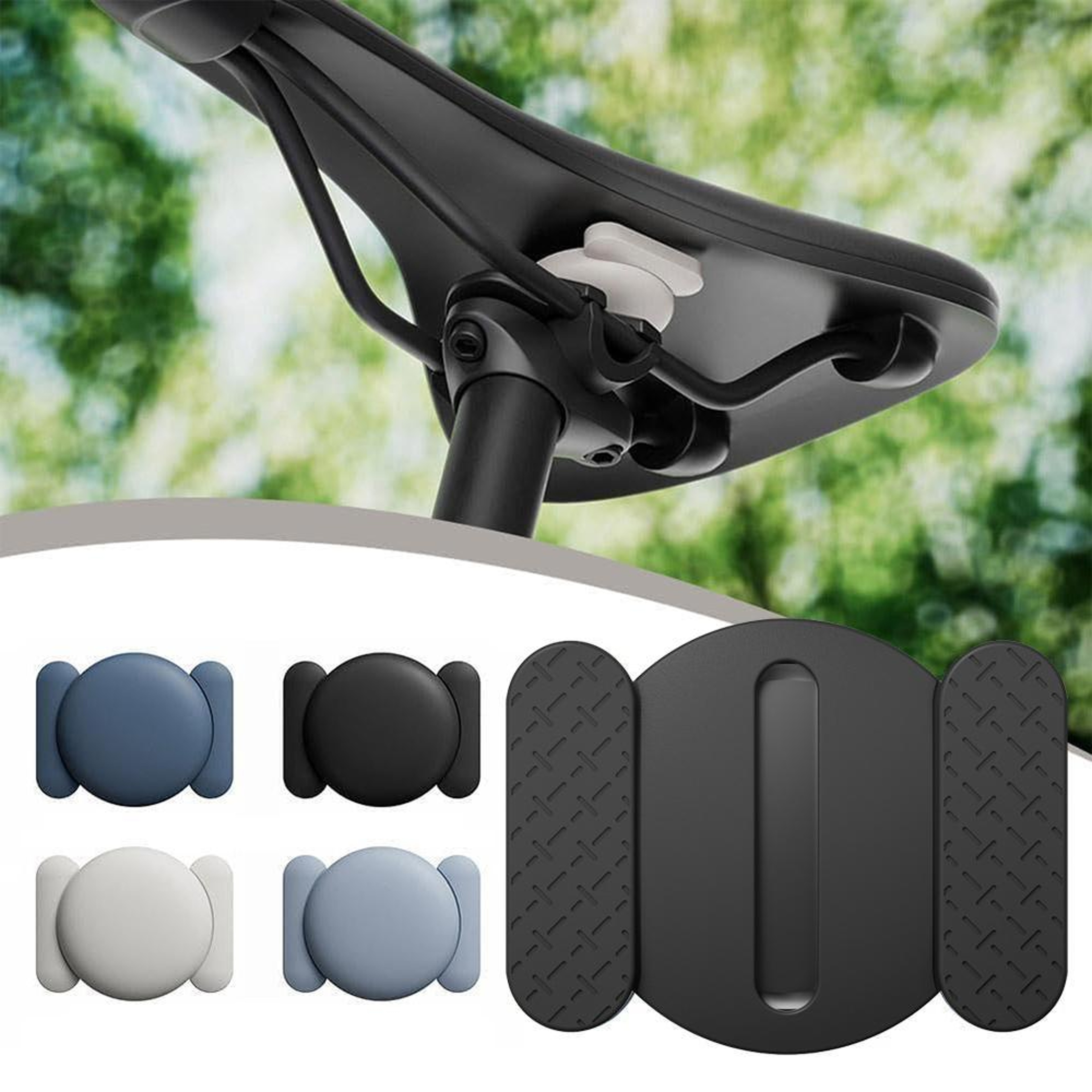 Magnetic AirTag Motorcycle Mount Case Silicone Protective Cover For Secure Tracking 0