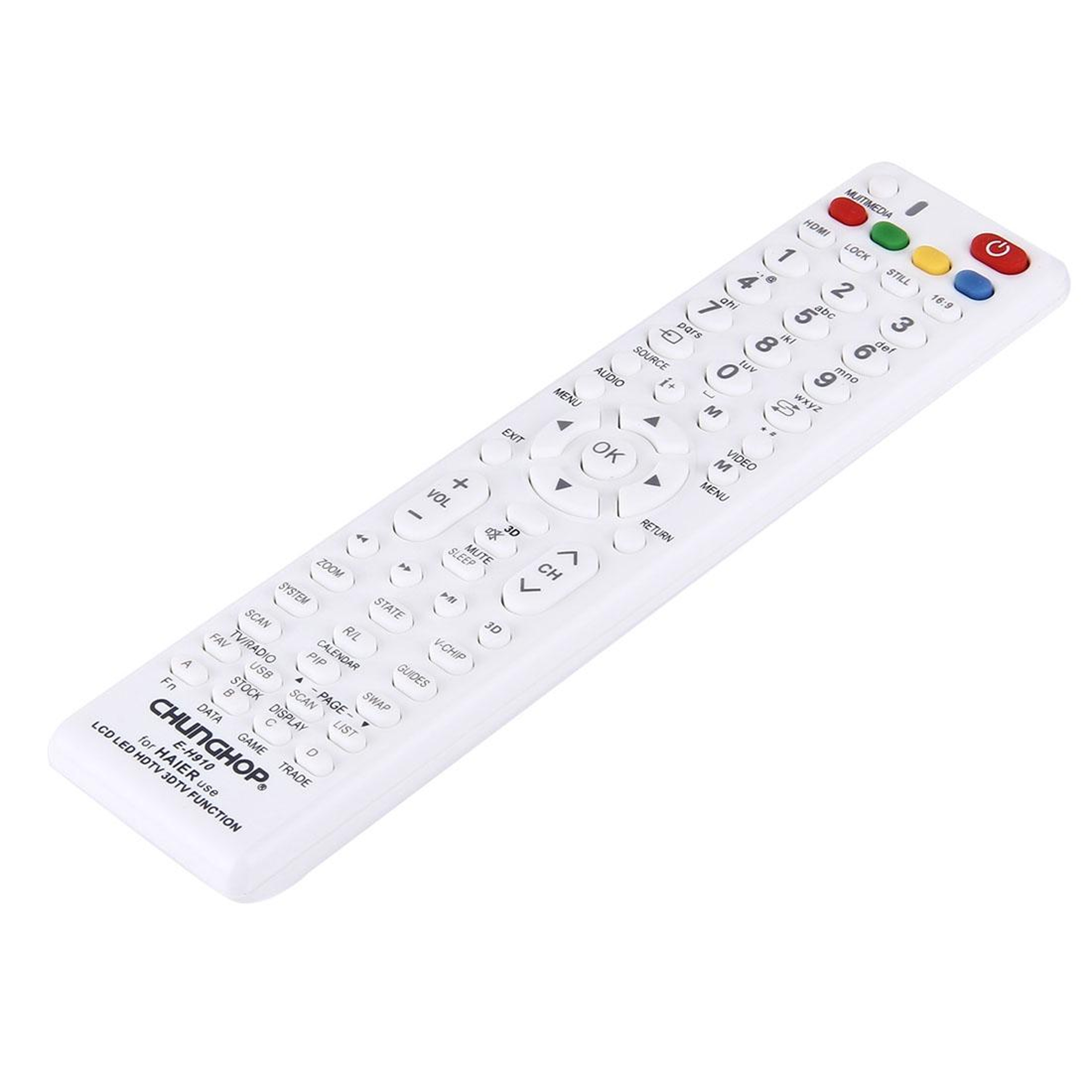 EH910 Universal Remote For Haier TVs No Setup Replacement Controller 2