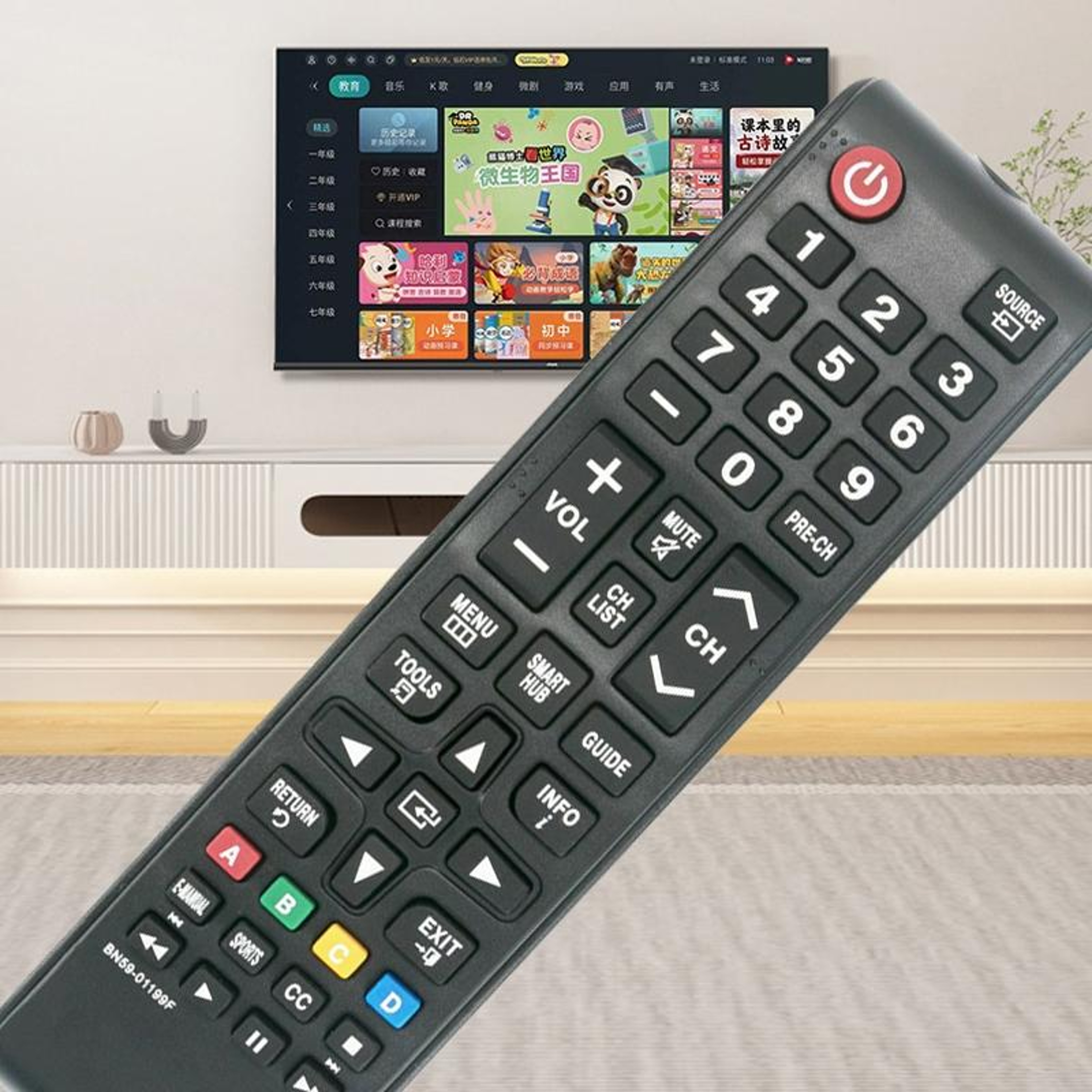 Universal Samsung TV Remote Replacement Smart LED LCD Controller 0