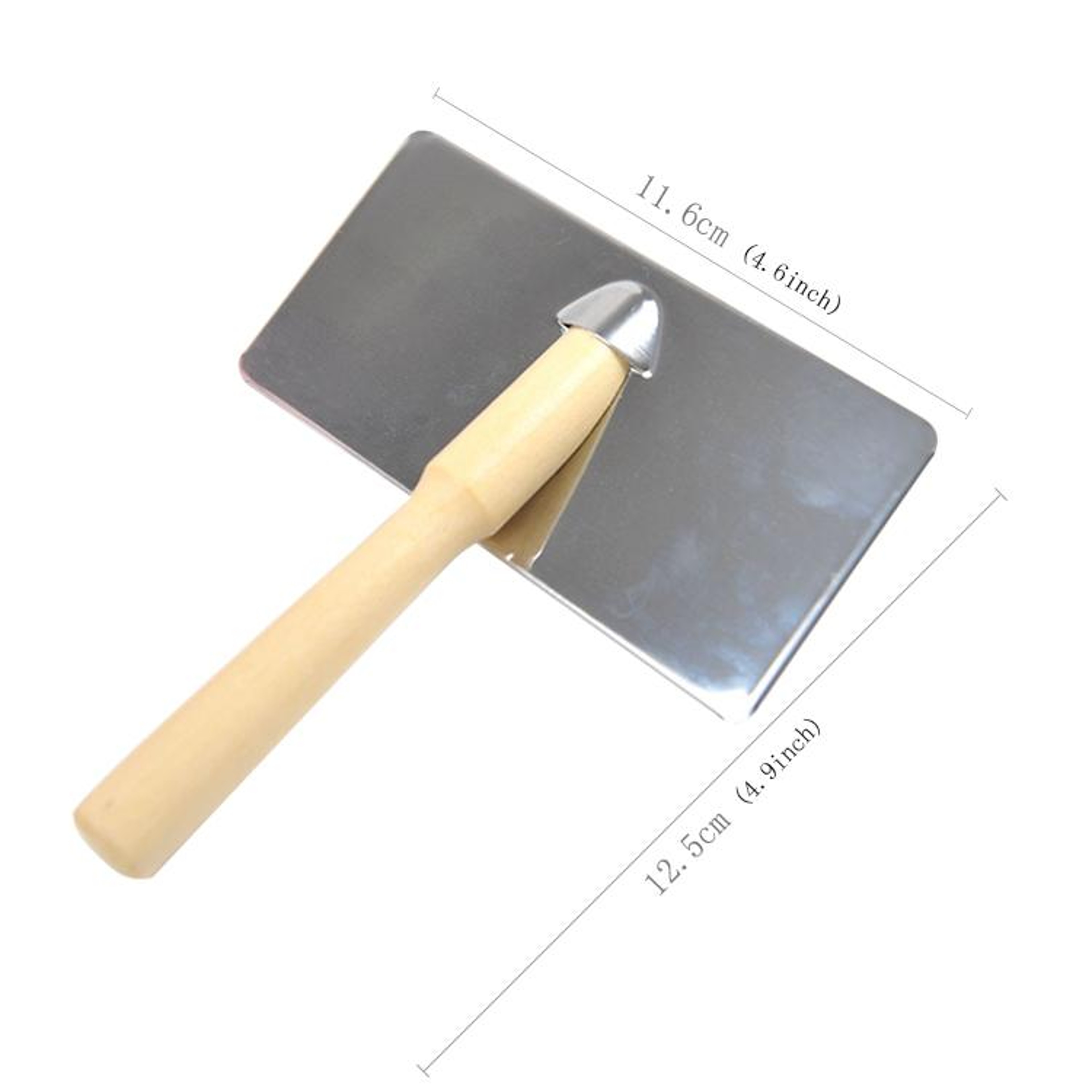 Soft Curve Pet Grooming Brush With Wooden Handle Gentle Slicker Brush For Dogs  Cats 1
