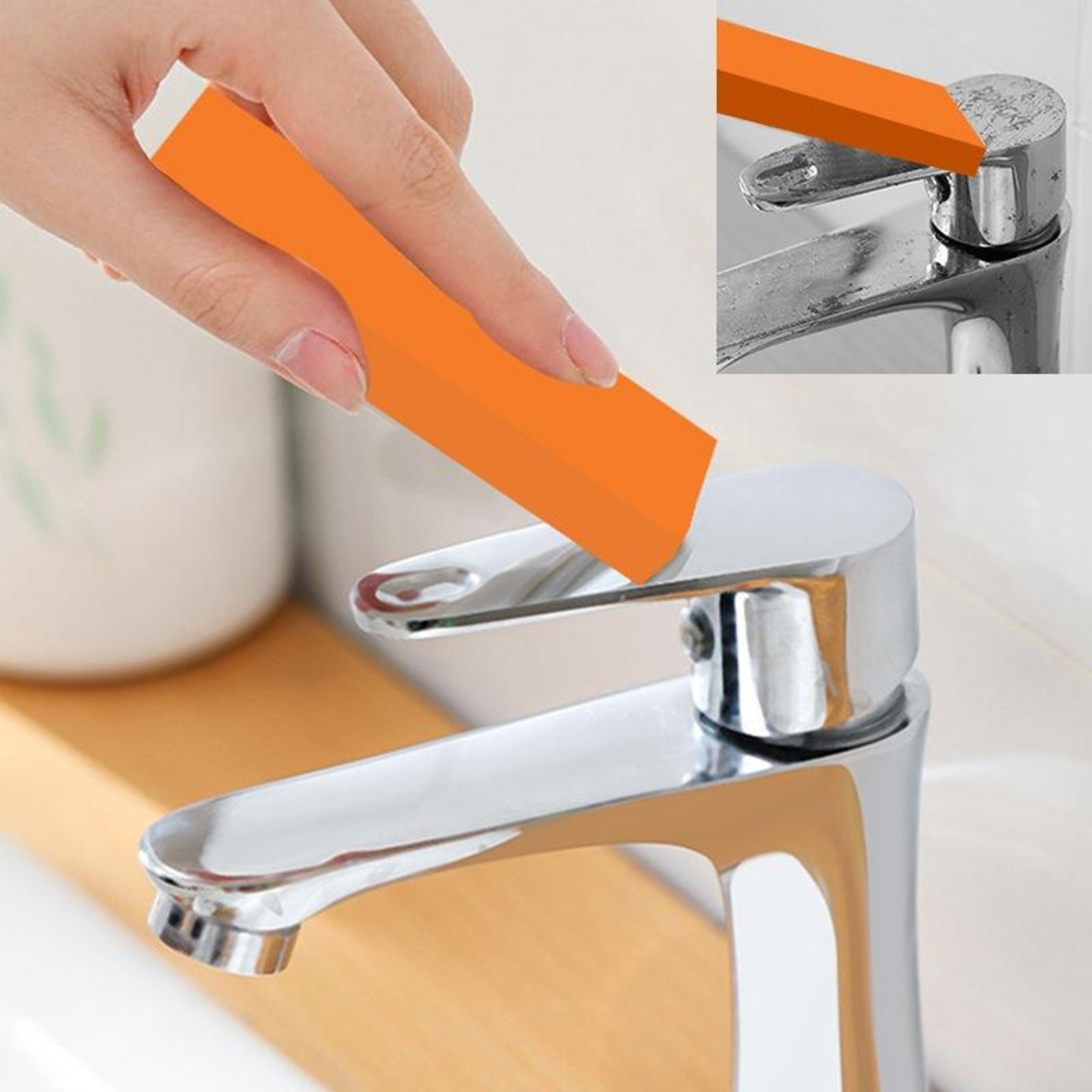 Stainless Steel Cleaning Eraser for Rust, Limescale and Stain Removal – view 8