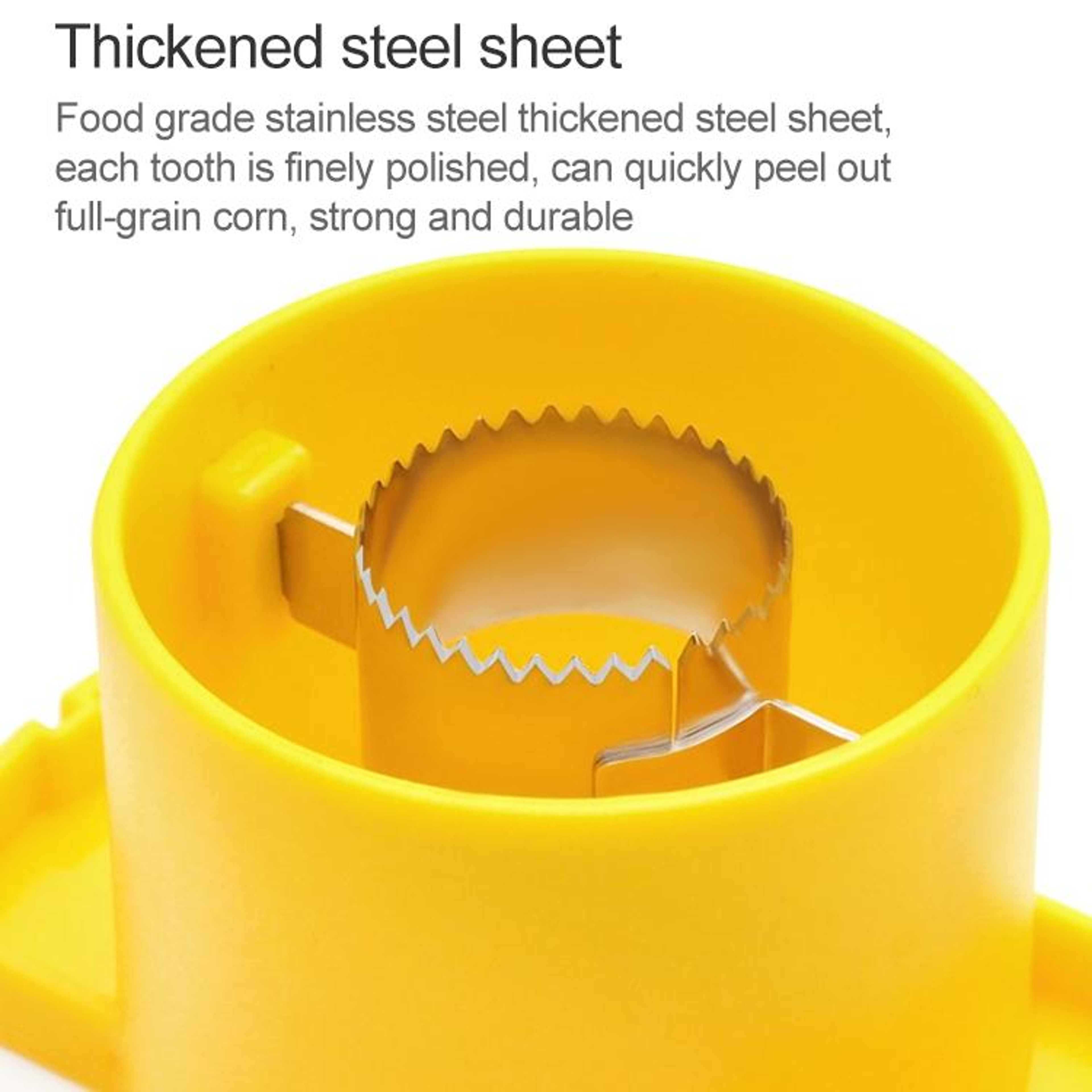 Stainless Steel Corn Stripper Tool Manual Corn Thresher Peeler For Quick Kitchen Prep 3