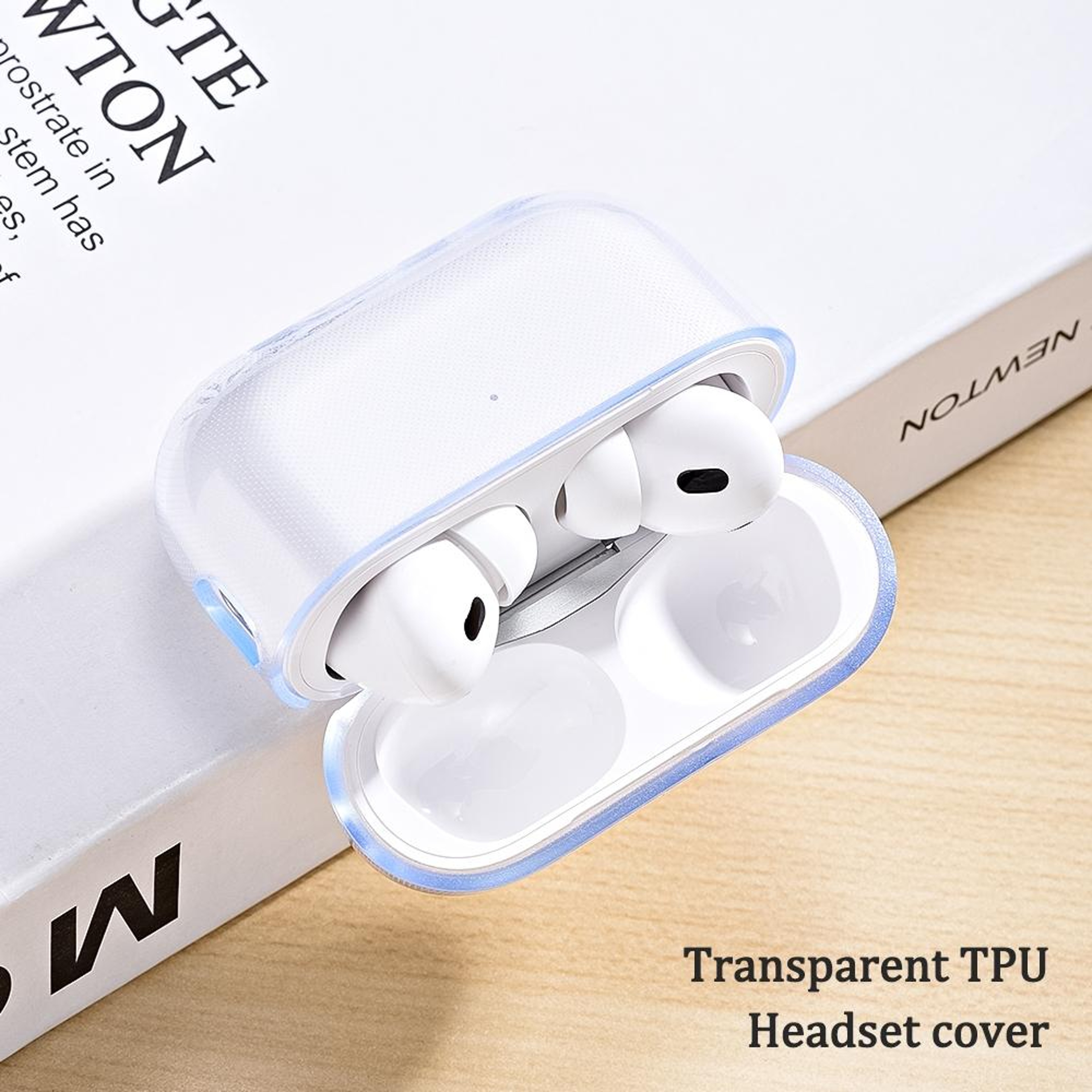 Crystal Clear TPU AirPods Pro Case Cover – view 3