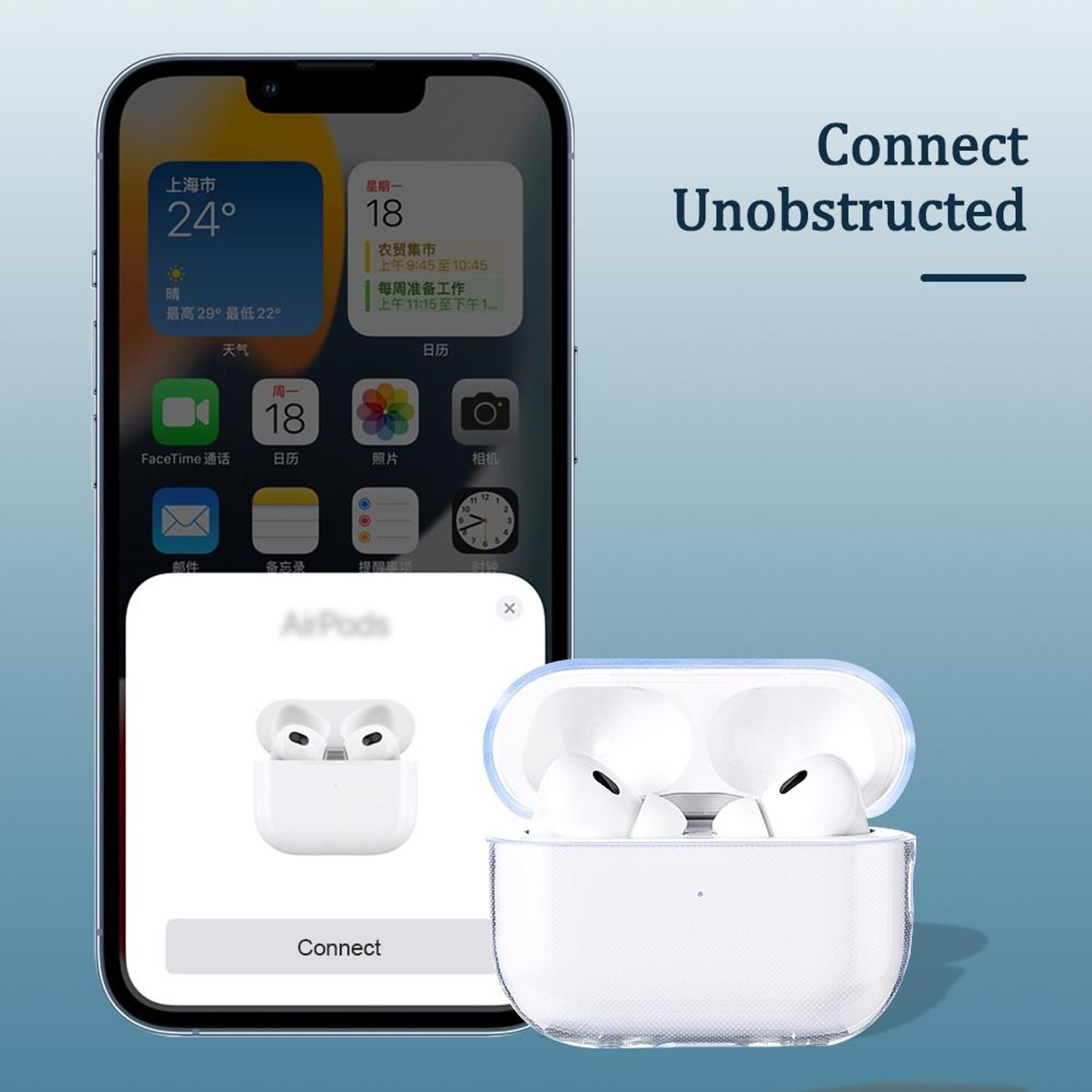 Crystal Clear TPU AirPods Pro Case Cover – view 6