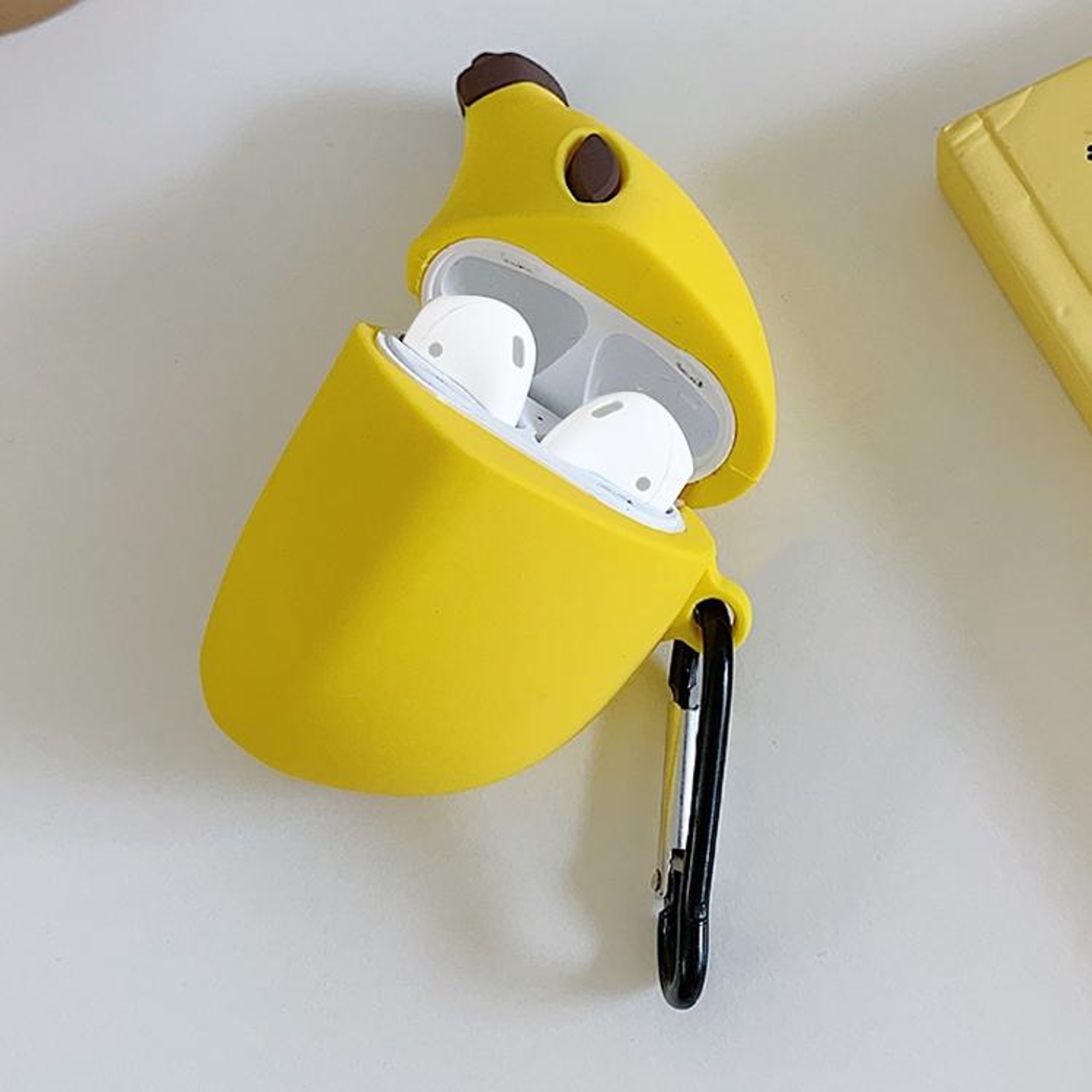 Cute Shockproof Banana AirPods Case Silicone Cover For AirPods 2