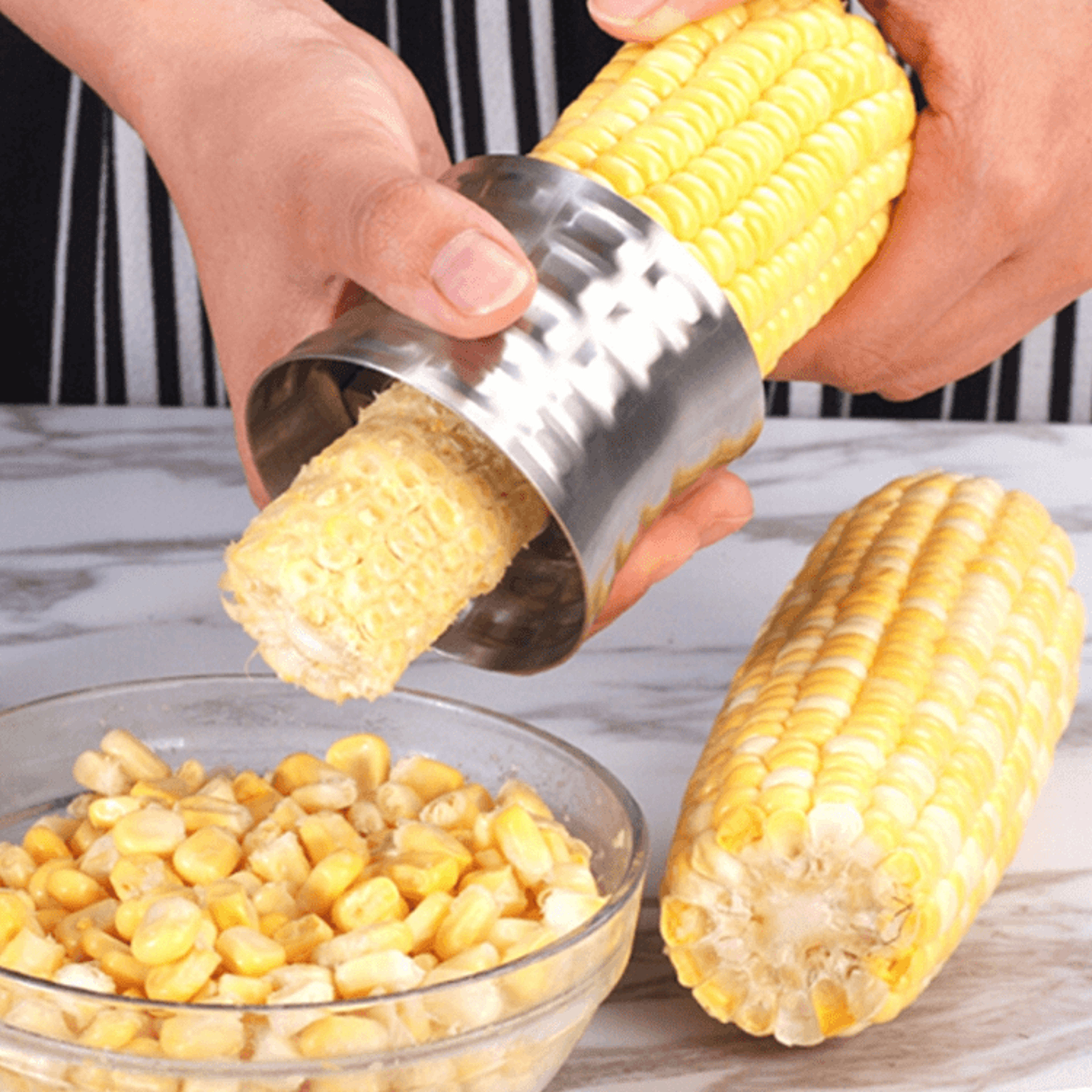 Stainless Steel Corn Stripper Tool For Fast Kernel Removal 7