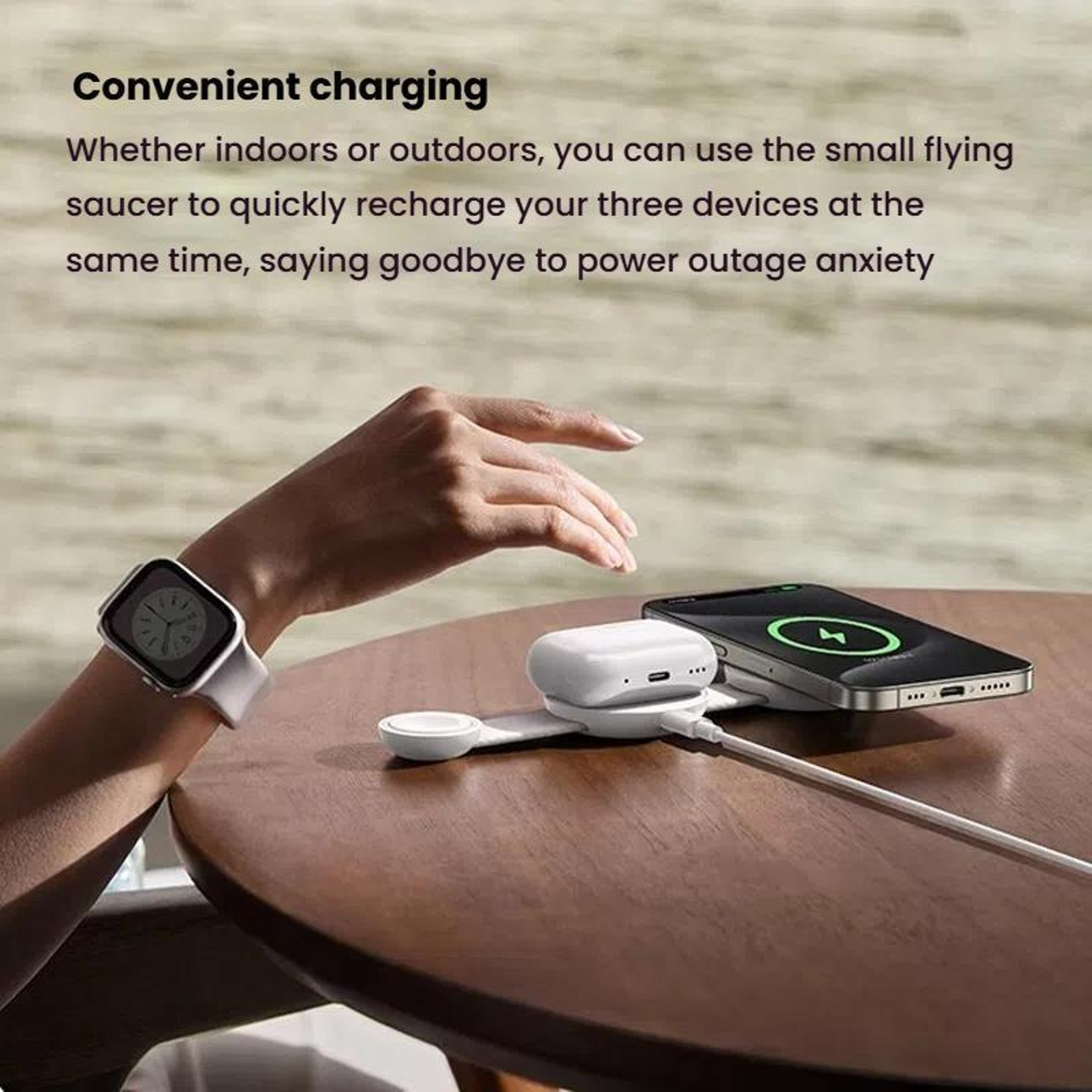 Wireless Charger Foldable Magnetic Charging Station 2