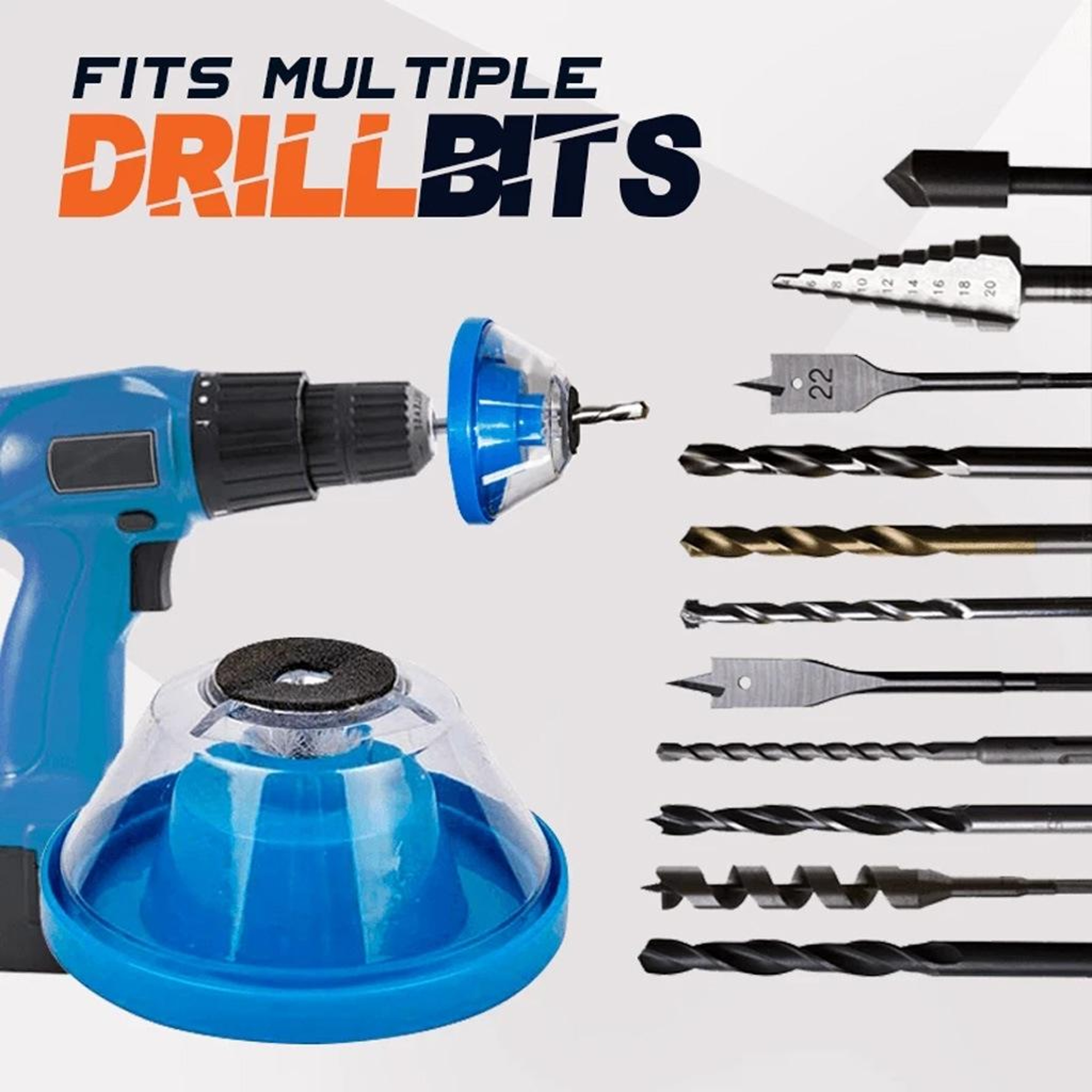 Drill Dust Collector Attachment with Ash Bowl, Adjustable Drill Dust Cover for Clean, Mess-Free Drilling – view 7