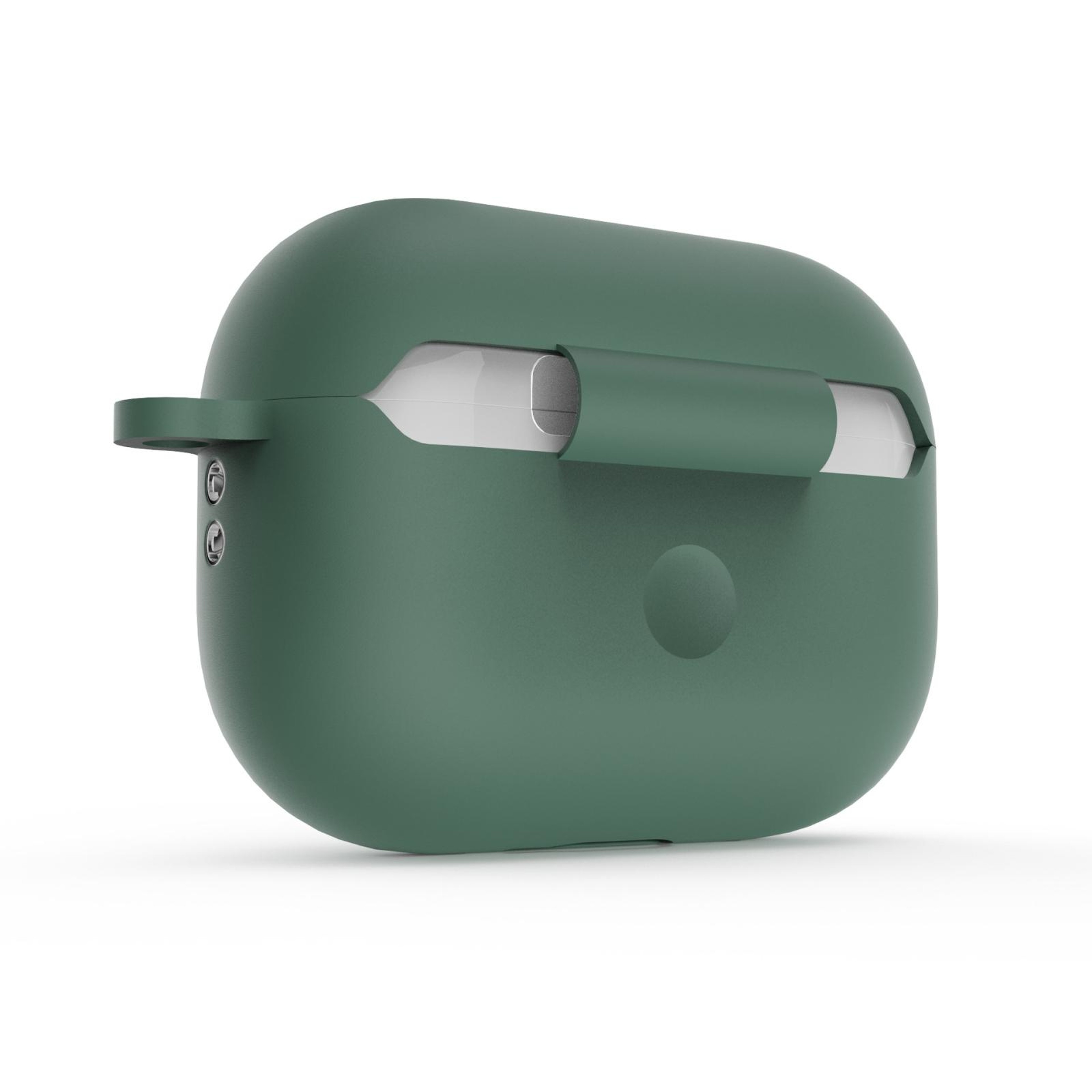 AirPods Pro Case With Lock Button And Buckle Silicone PC Protective Cover 3