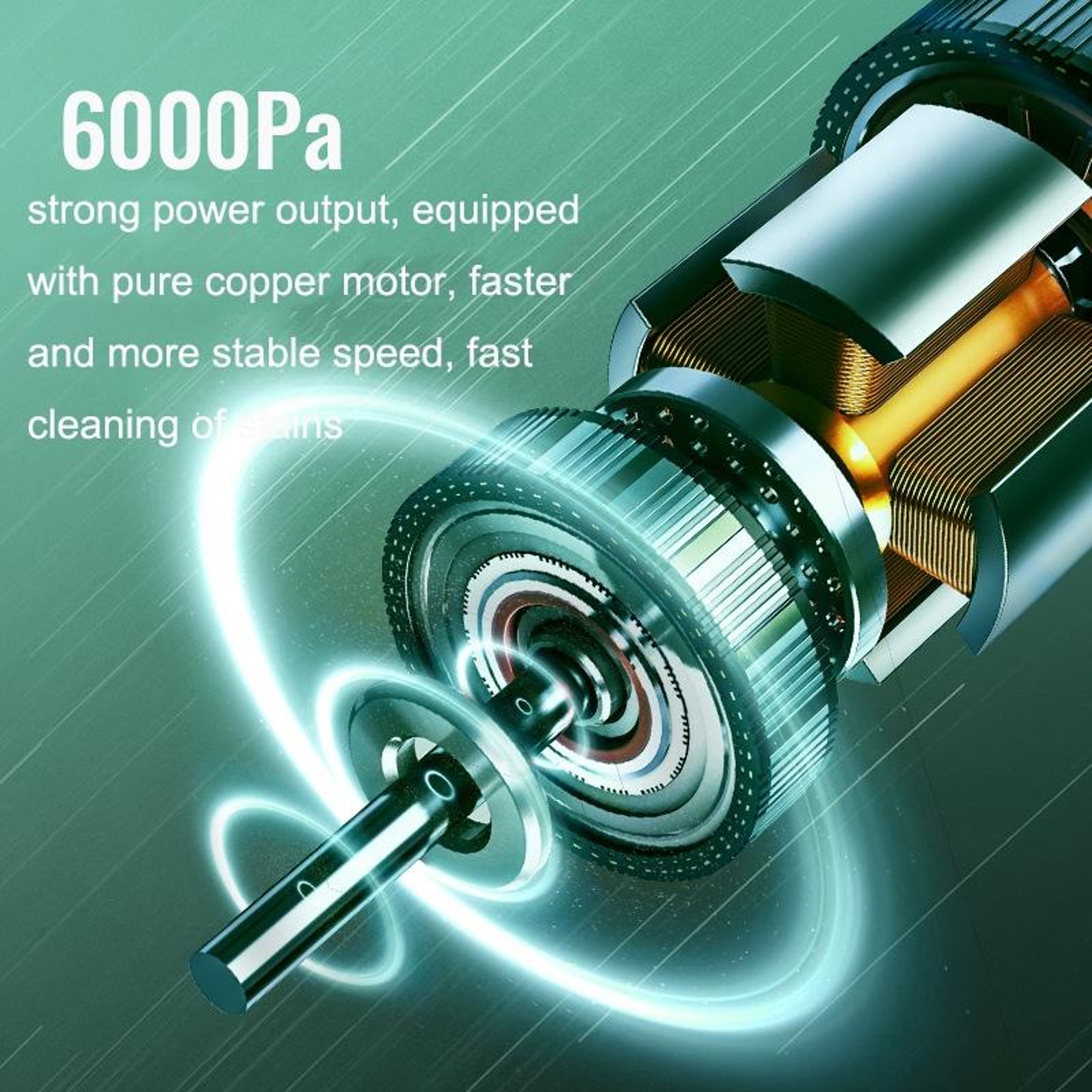 Portable Wireless Handheld Vacuum Cleaner High Power 6000Pa Car  Home Cleaner 2