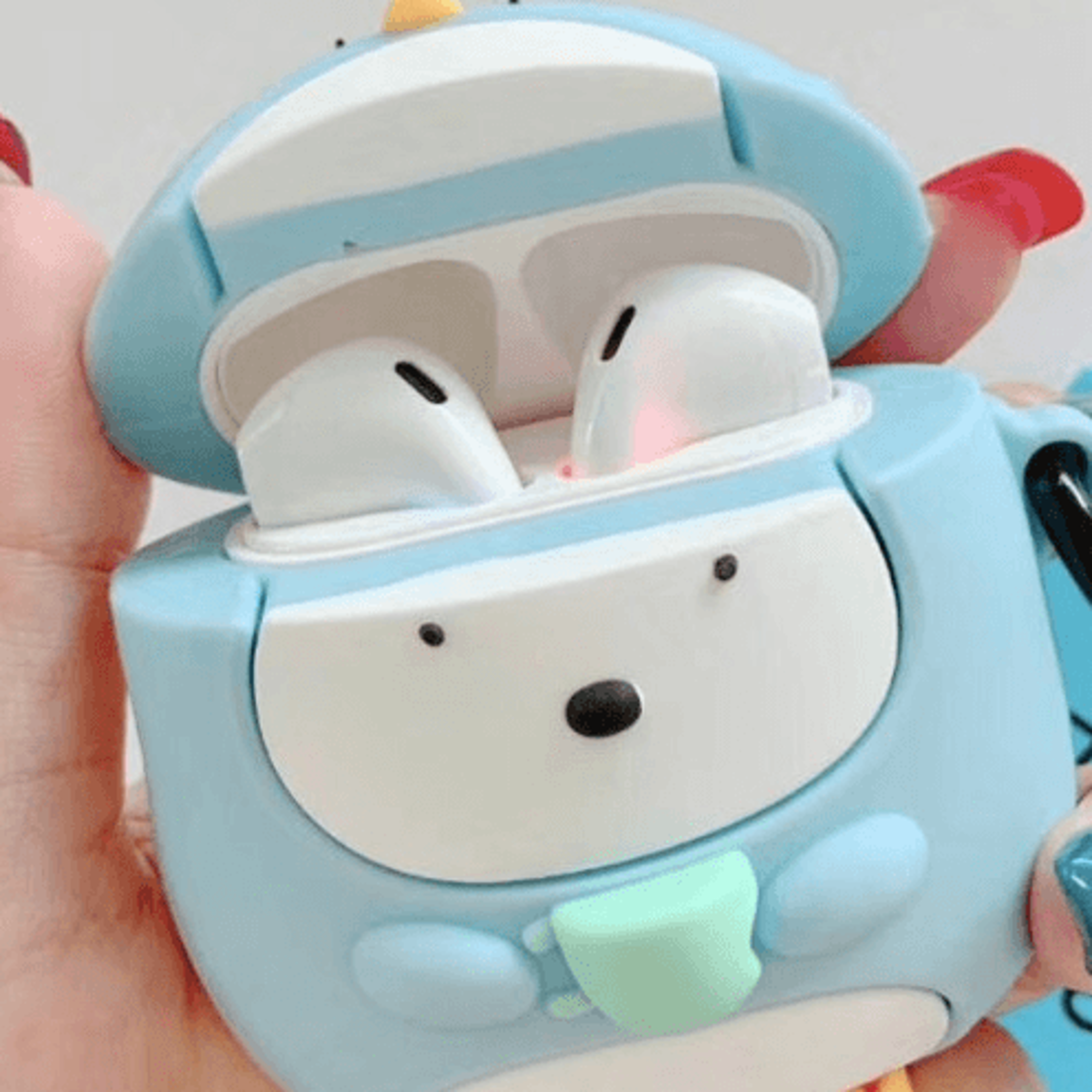 Cute Penguin AirPods Case Protective Cartoon Cover
