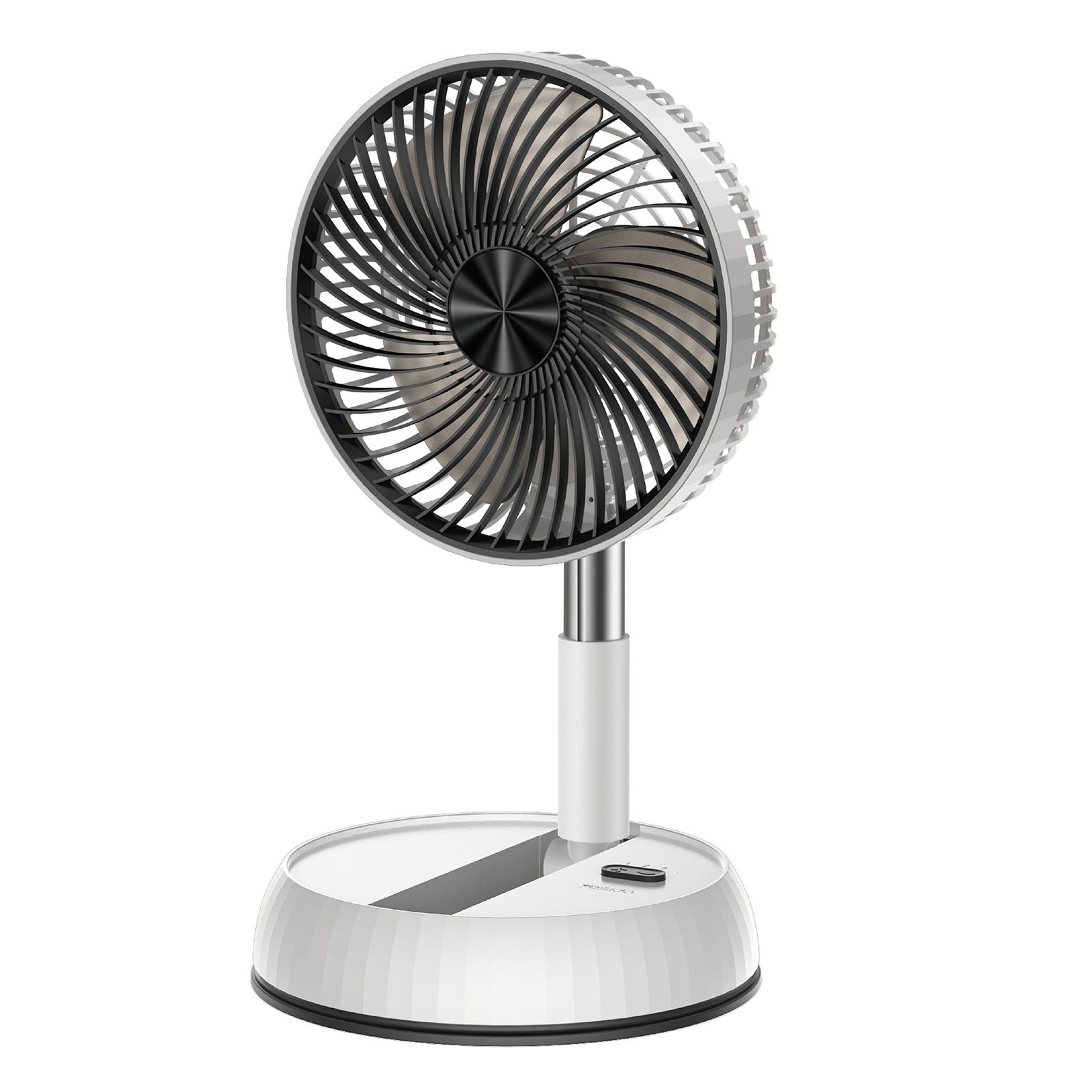Portable Foldable Telescopic Fan with Remote Rechargeable Floor Fan – view 1