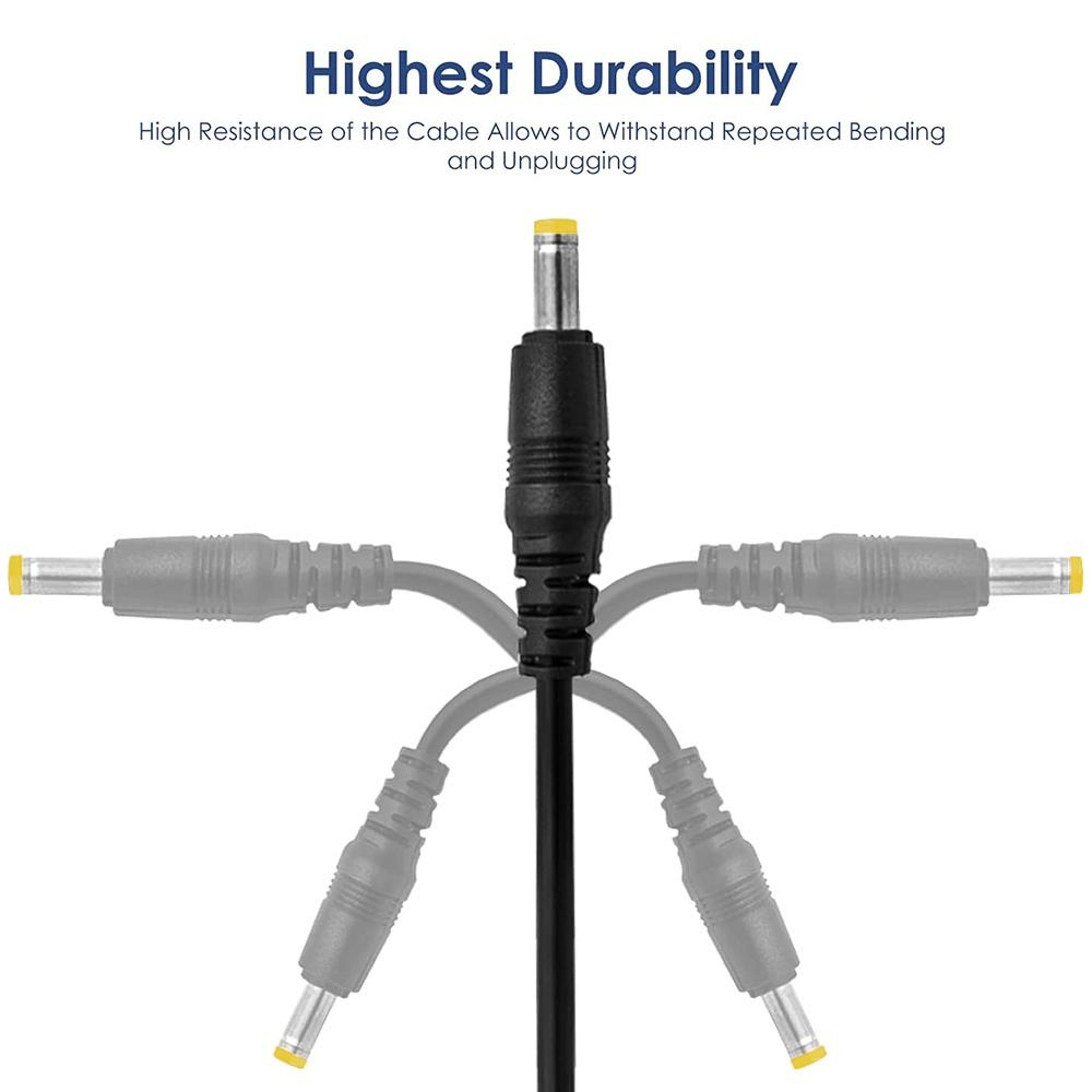 USB To DC Charging Cable 65cm Universal 5V Power Adapter Cord For Small Devices 1