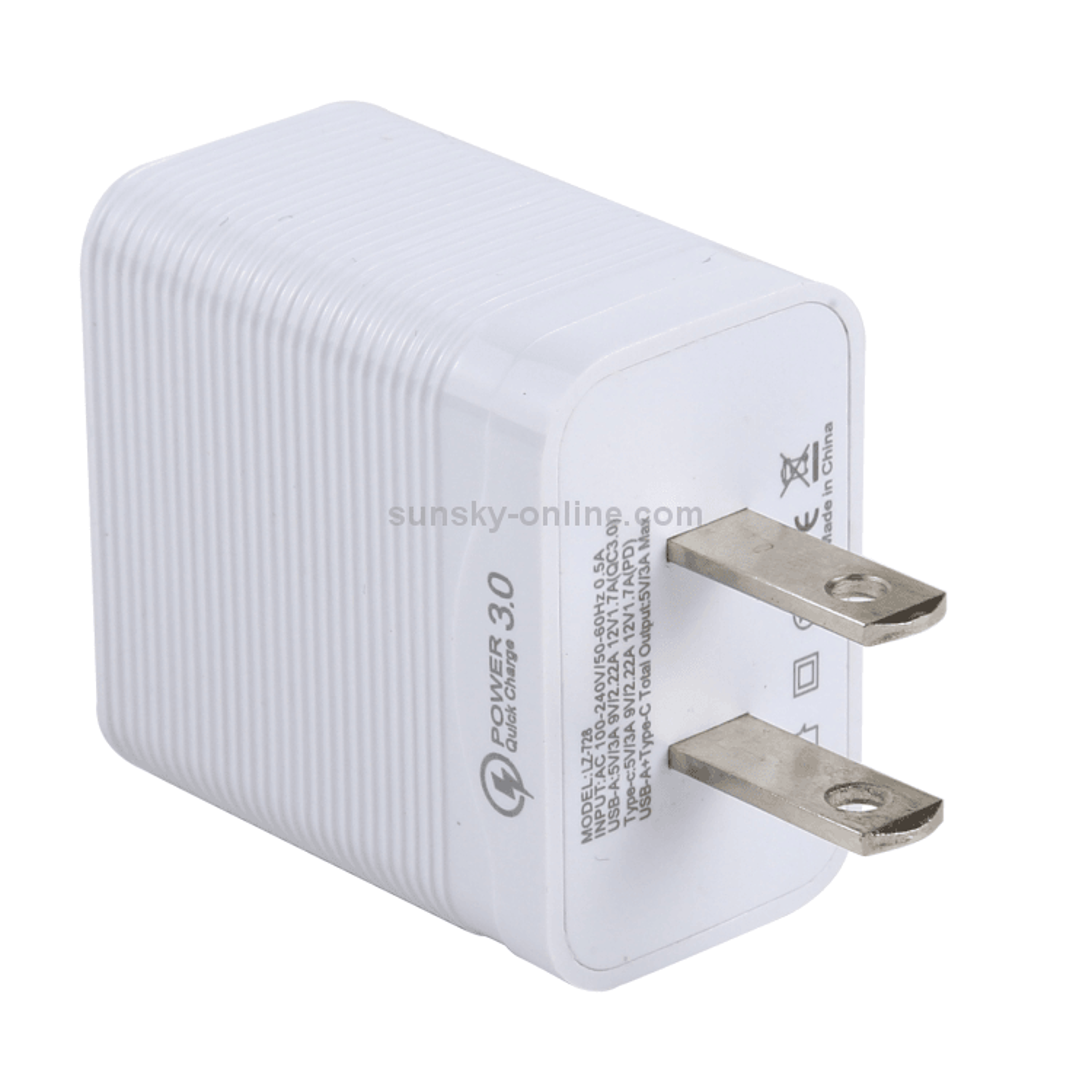 Dual Port Fast USB C Charger 20W PD  QC Compact Travel Wall Adapter 5
