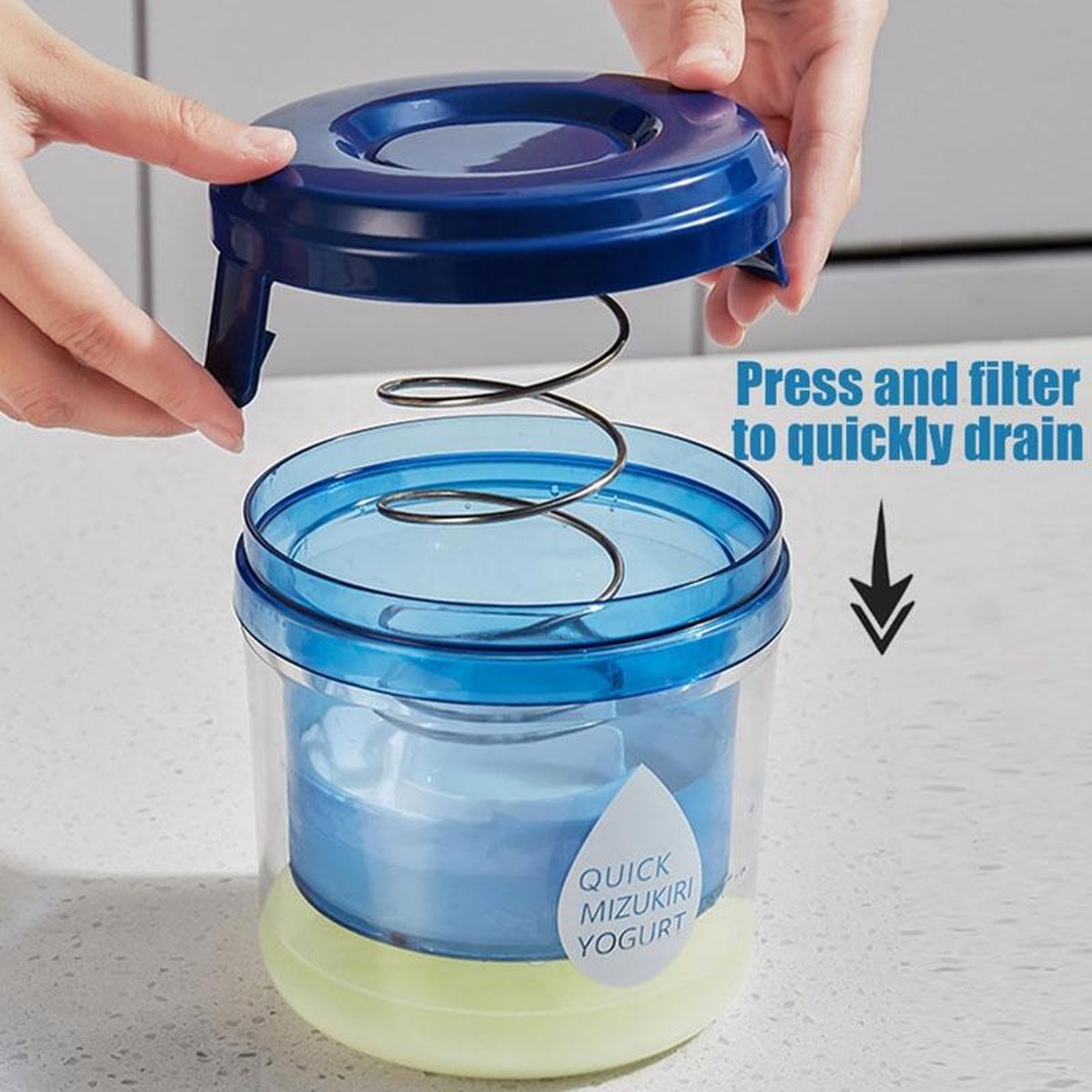 Homemade Yogurt Strainer Cheese Filter Whey Separator Tool – view 3