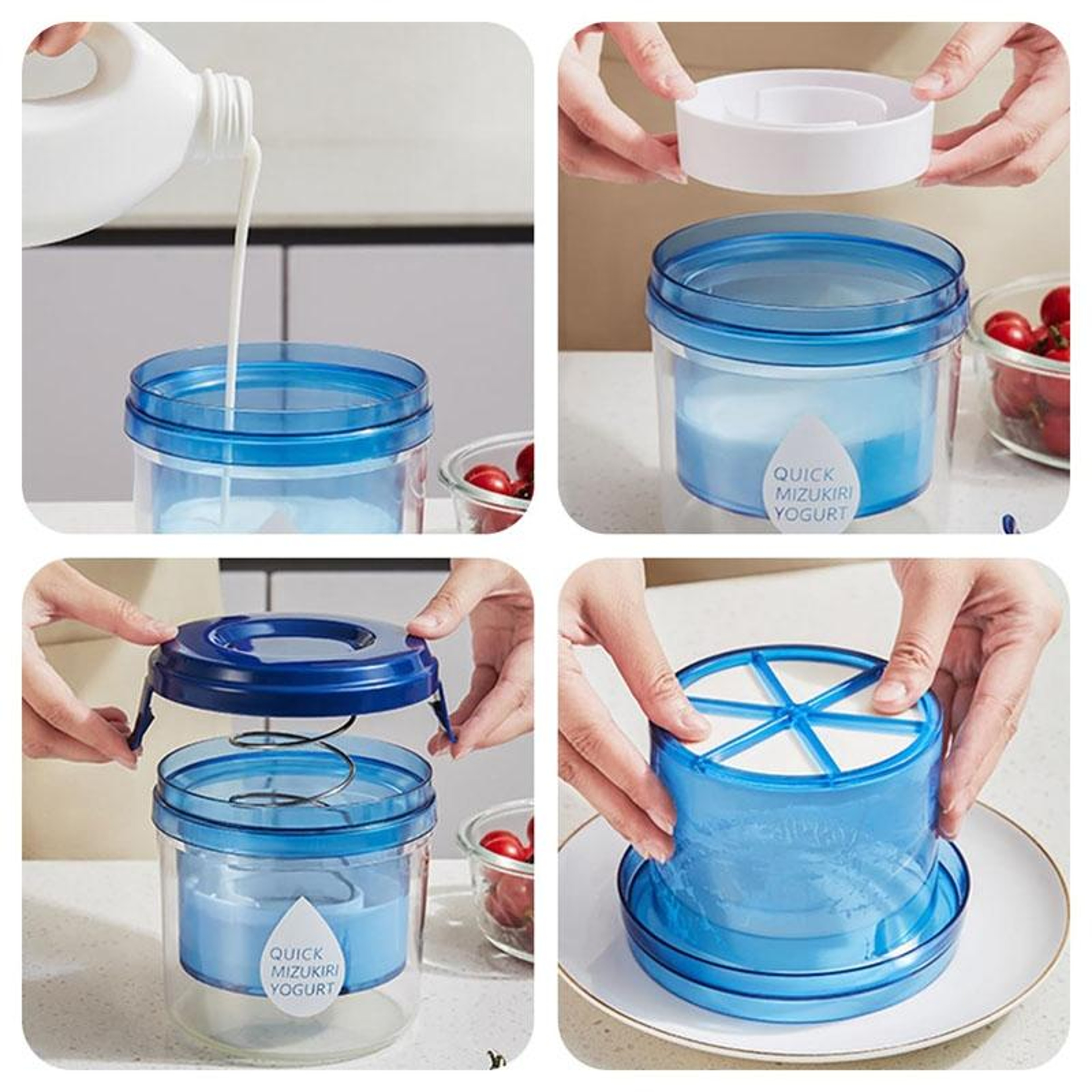 Homemade Yogurt Strainer Cheese Filter Whey Separator Tool – view 8
