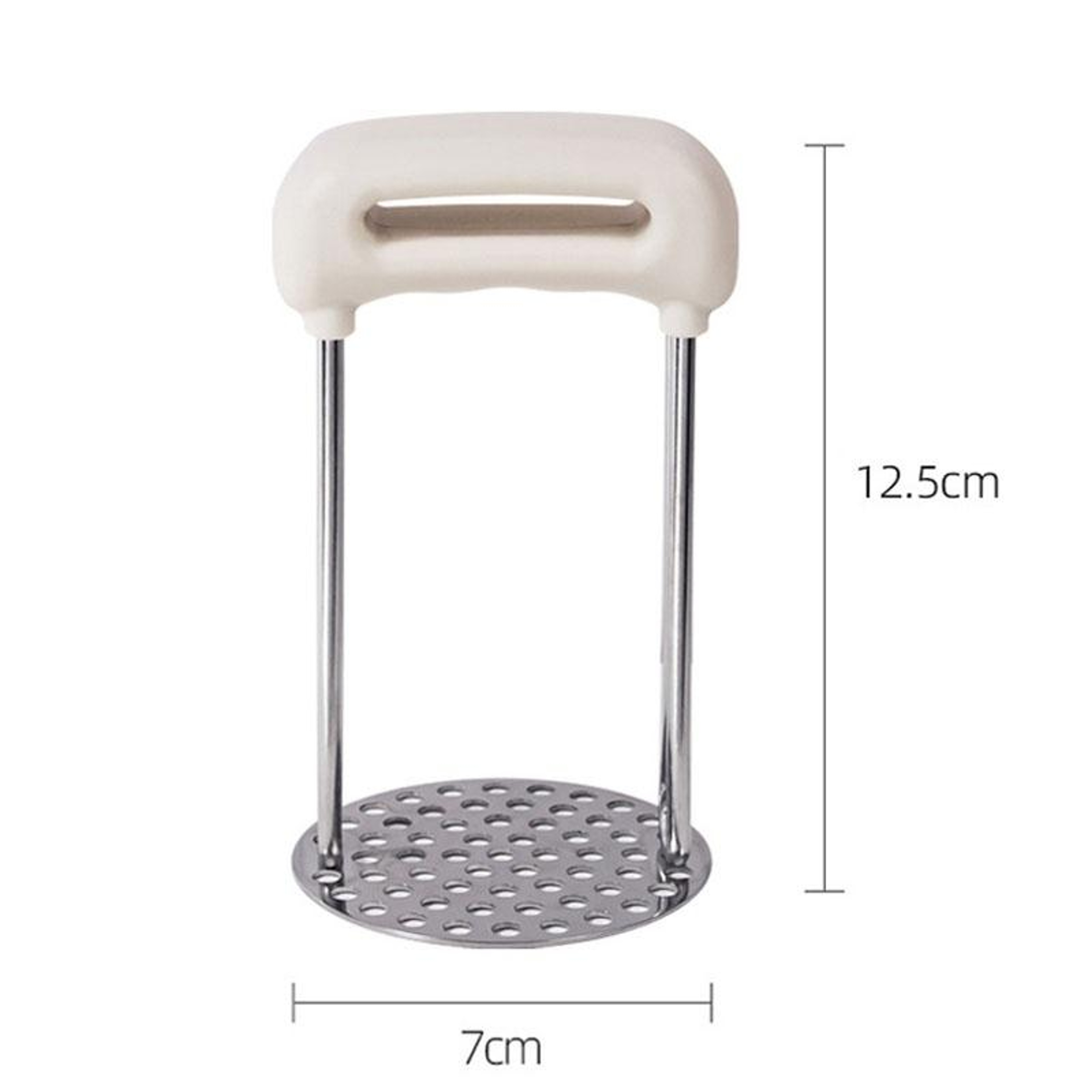 Stainless Steel Potato Masher Heavy Duty Kitchen Tool For Smooth Mashing 5
