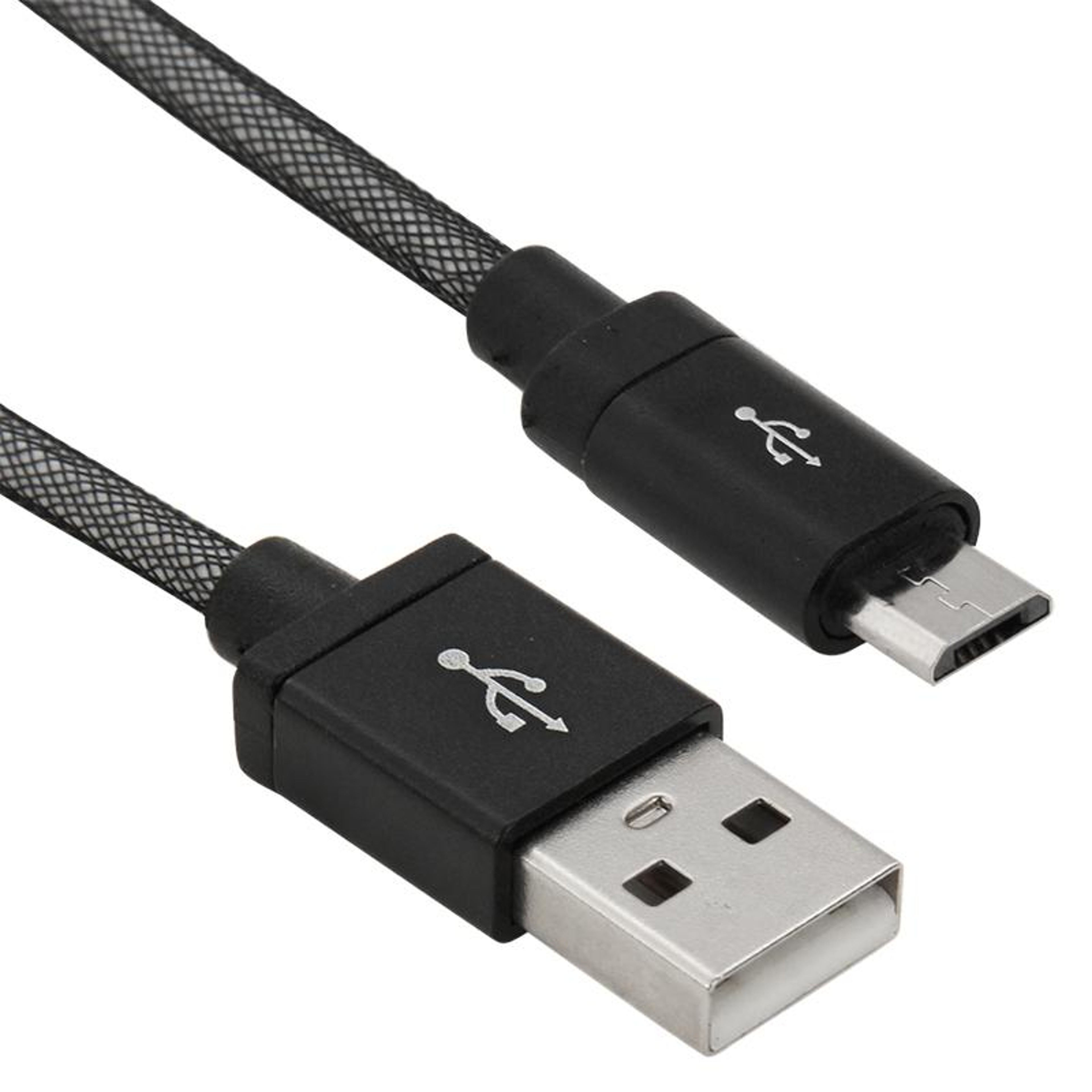 Premium Metal Head Micro USB Cable Fast USB Charging Cable Durable Data Sync Cable 2