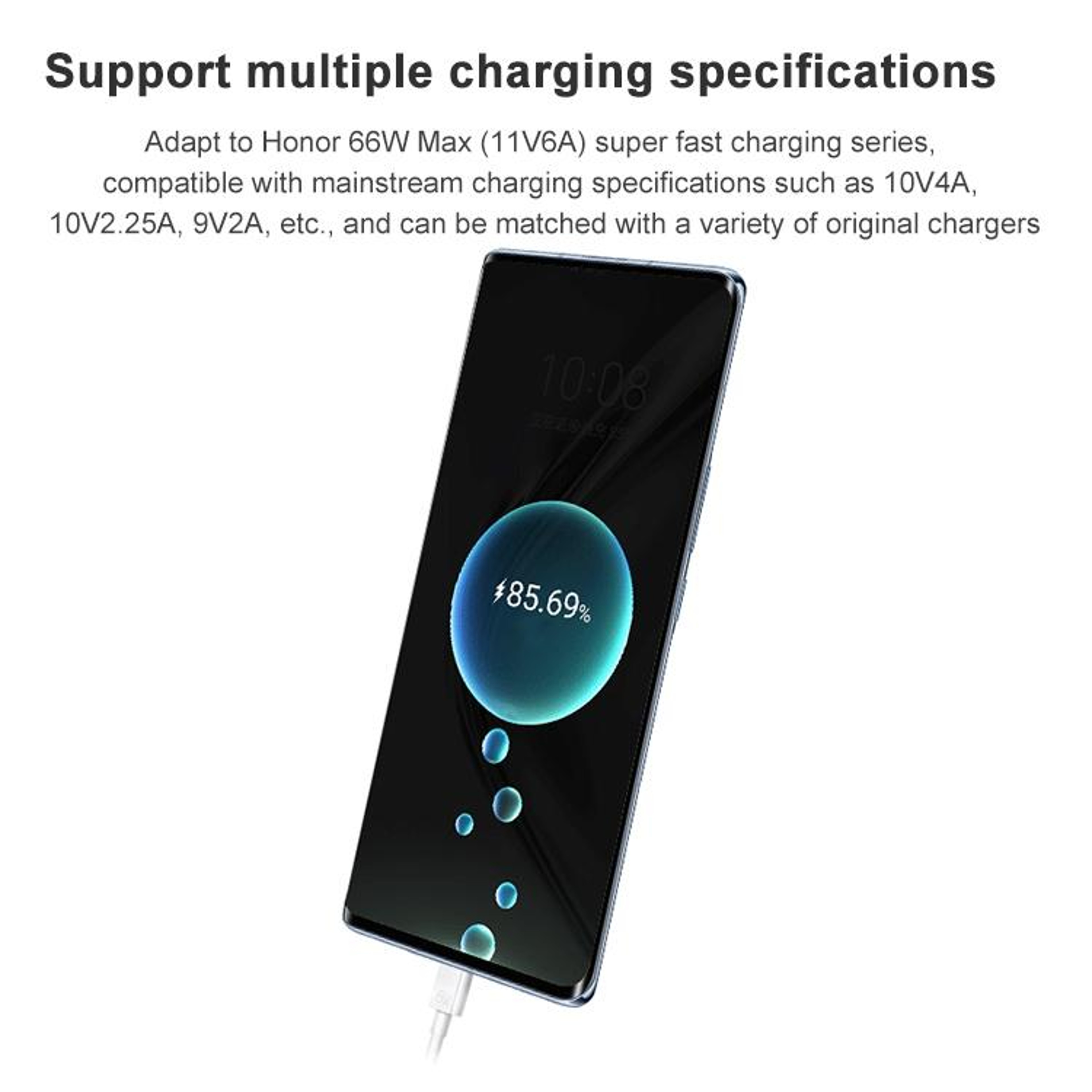 Fast Charging USB To Type C Cable Durable Data Sync Cord 1
