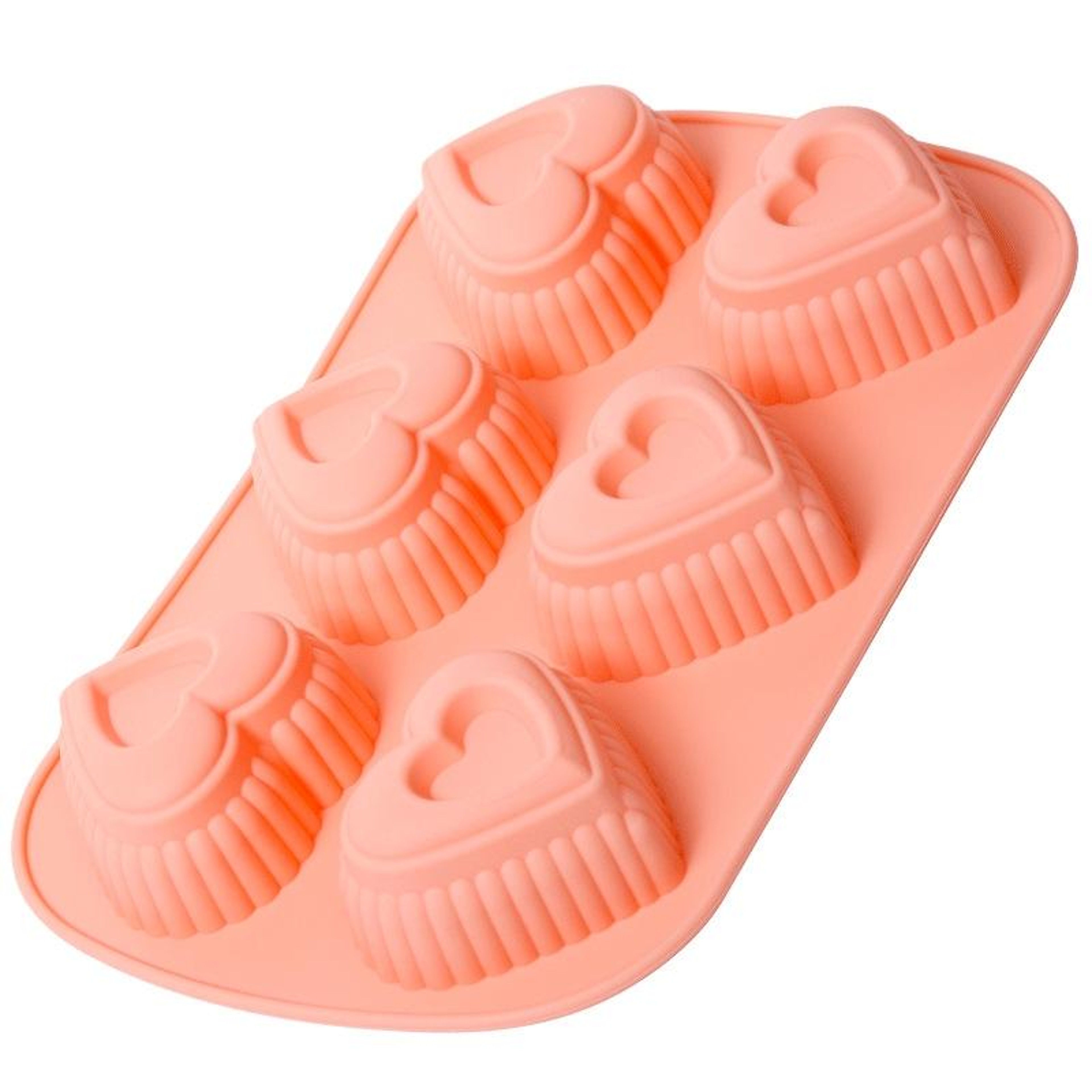 Silicone Heart Cake Mold Set Nonstick Mousse Baking Tray for Jelly Desserts – view 1