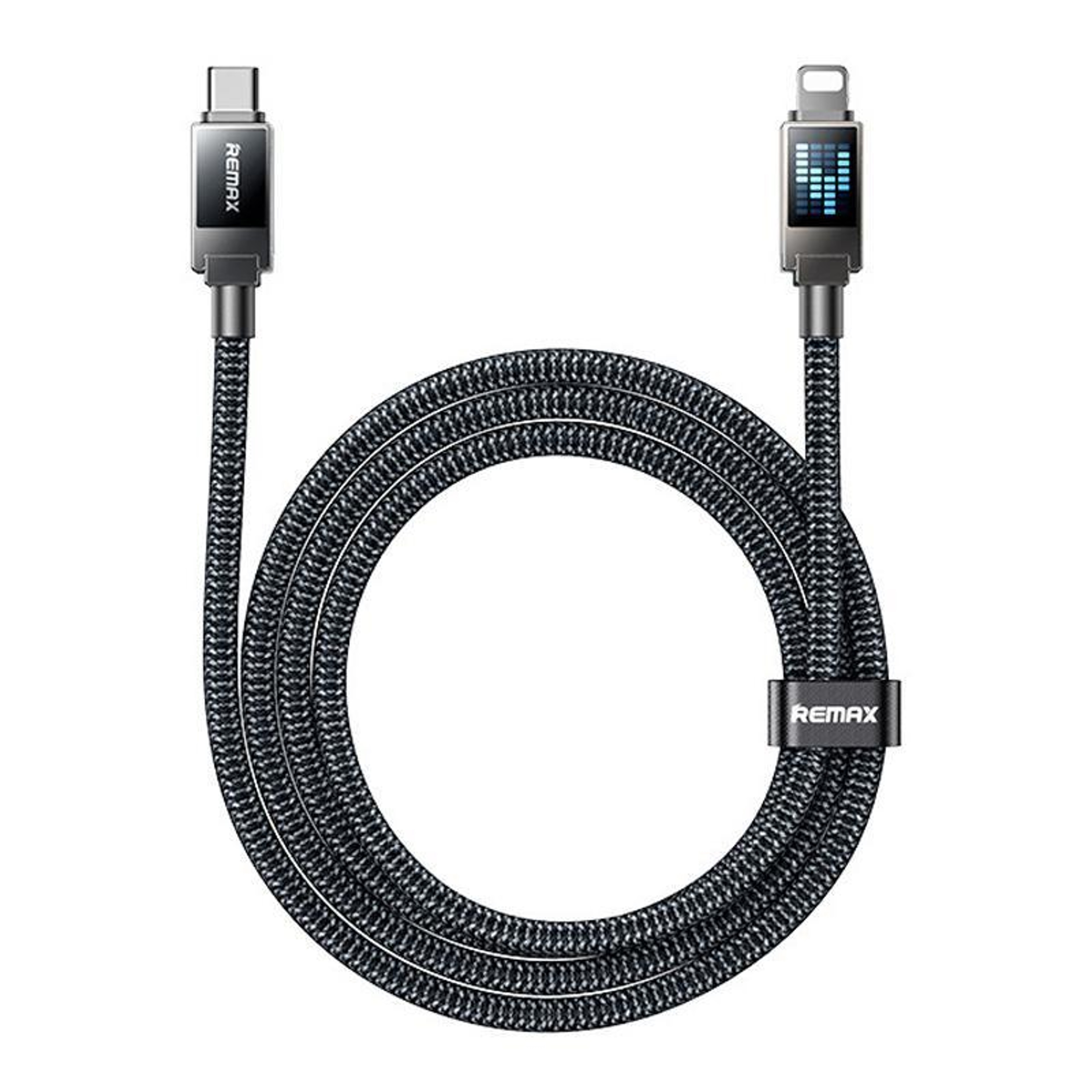 LED Braided USB C To Lightning Fast Charging Cable 30W Durable Data Cord 0