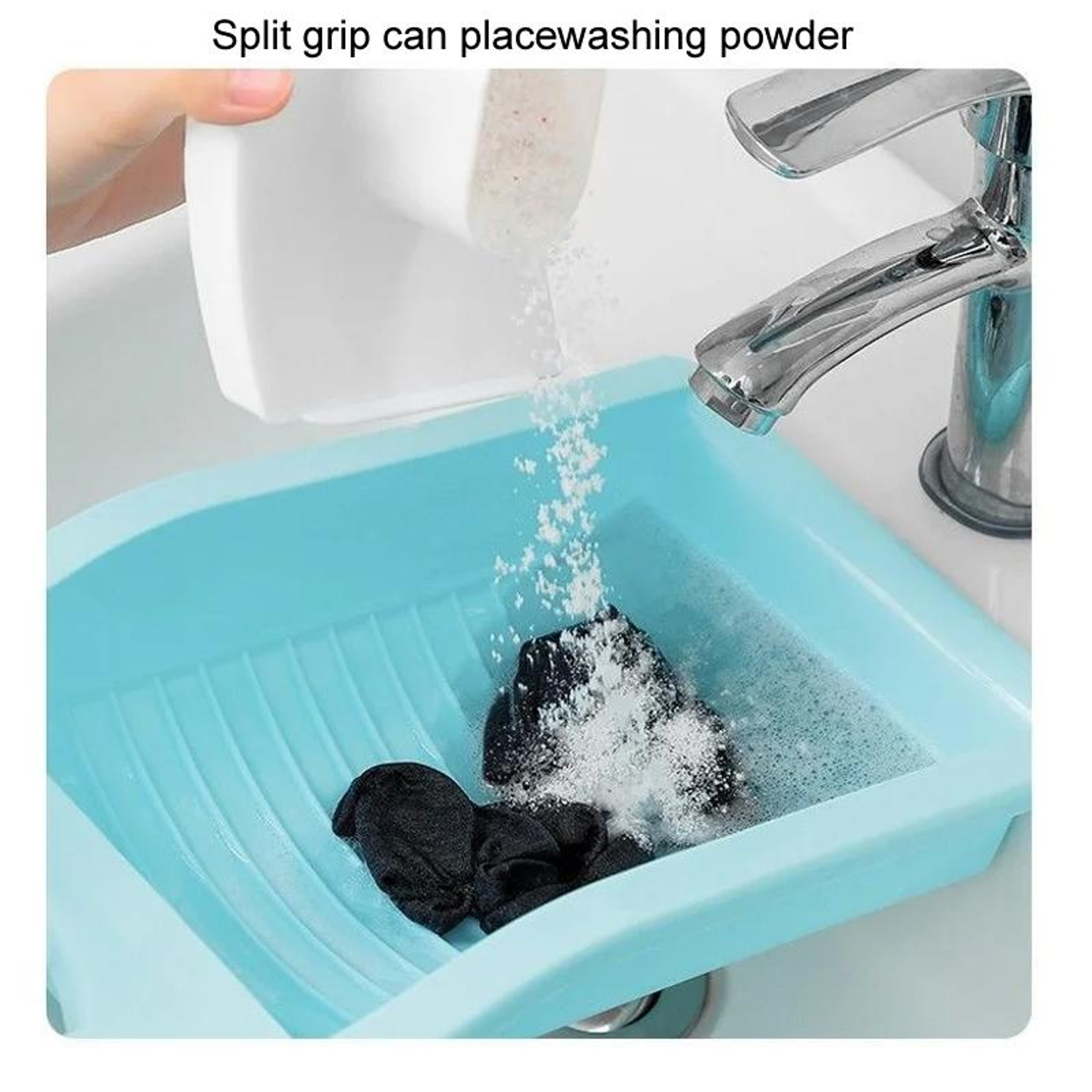 Portable Underwear Washing Board Manual Laundry Board For Socks Delicates And Small Clothes 5