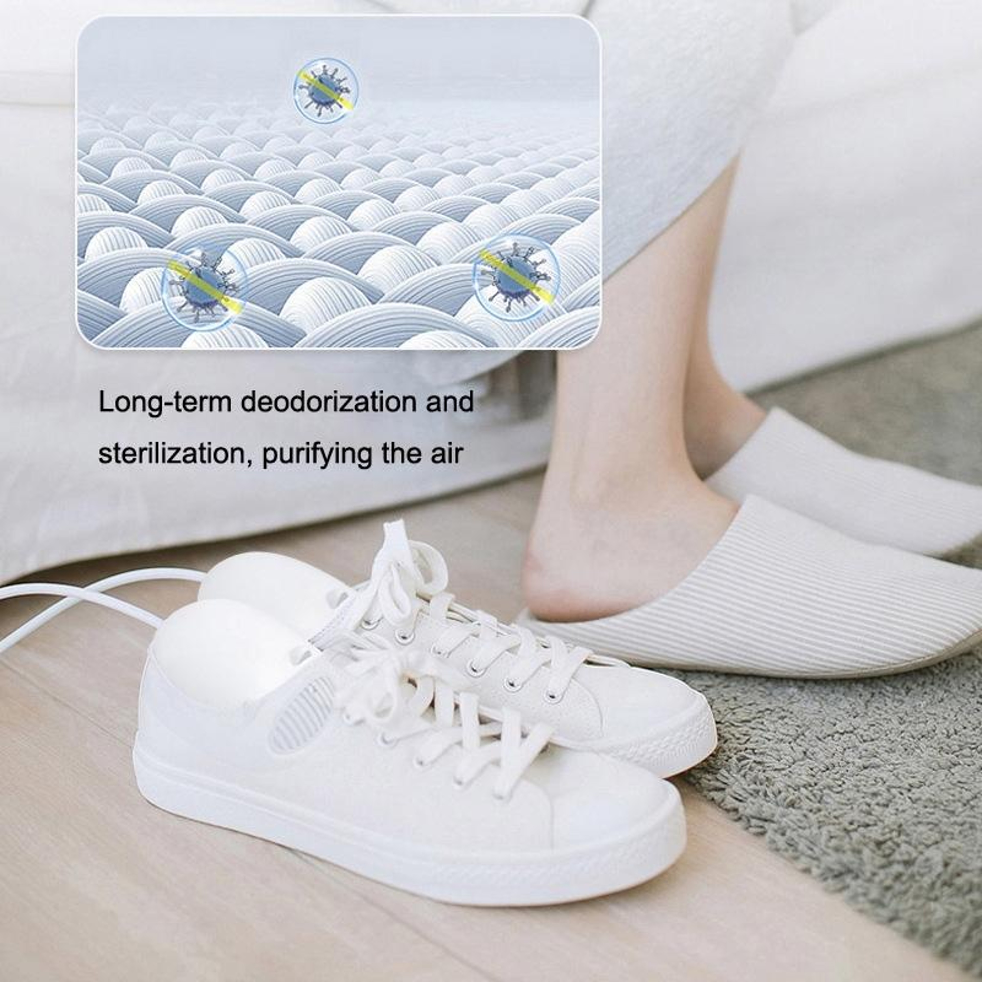 USB Electric Shoe Dryer  Shoe Sterilizer Deodorizer Compact Ozone Shoe Drying Machine 4
