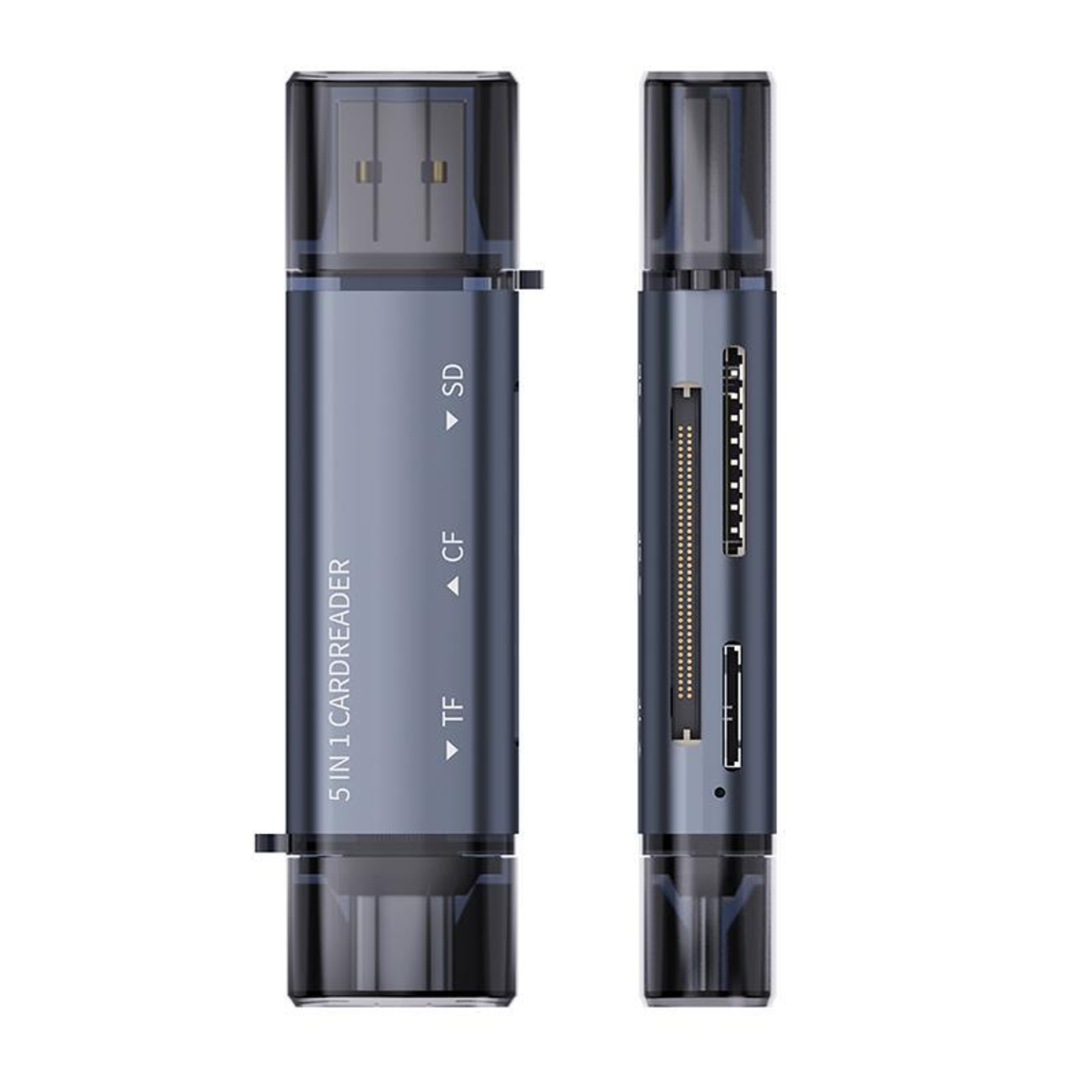 USB C 5 In 1 Card Reader Fast Multi Memory Adapter For Phone Tablet Laptop 7