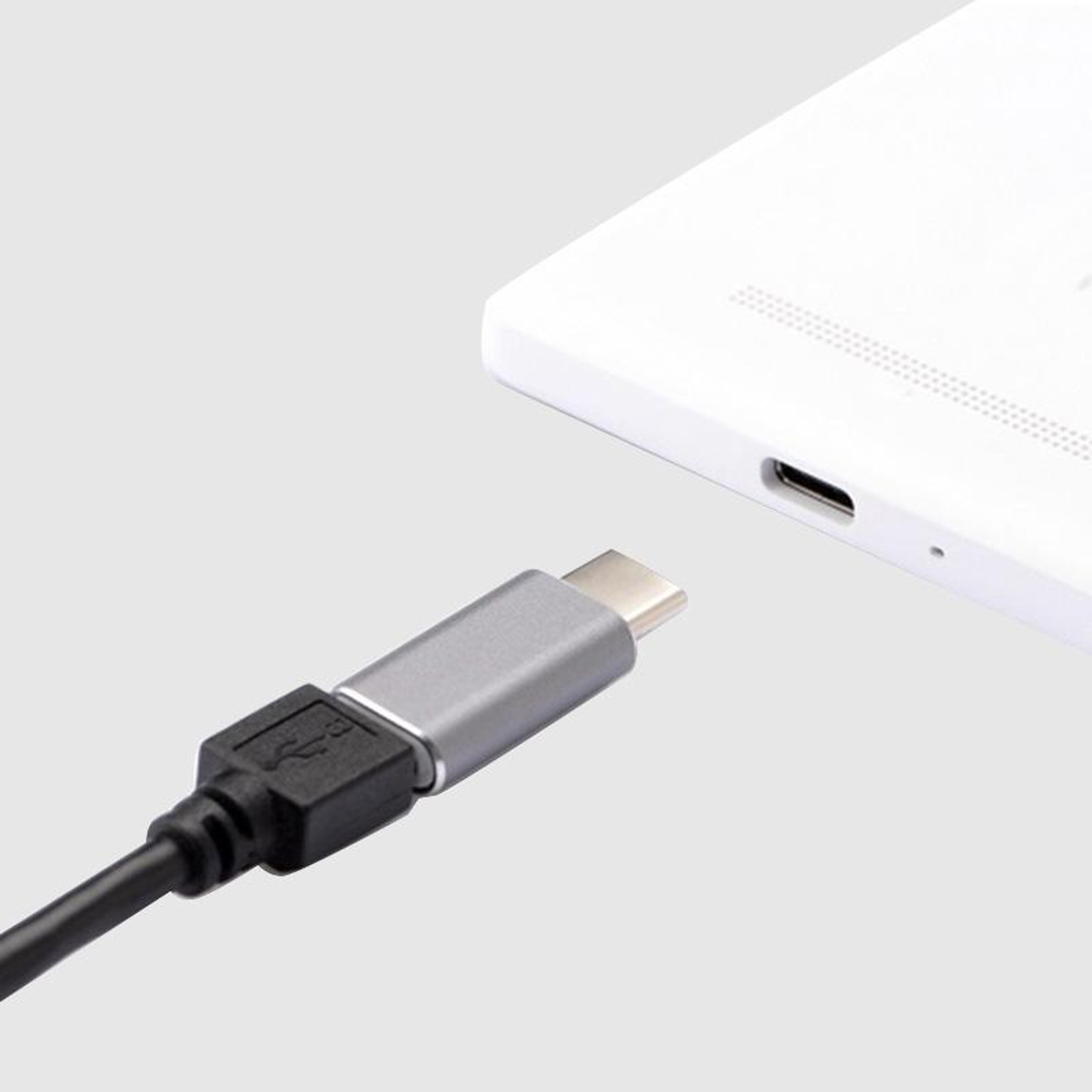 Aluminum USB C Adapter Micro USB To Type C Converter For Fast Charging  Data Transfer 5