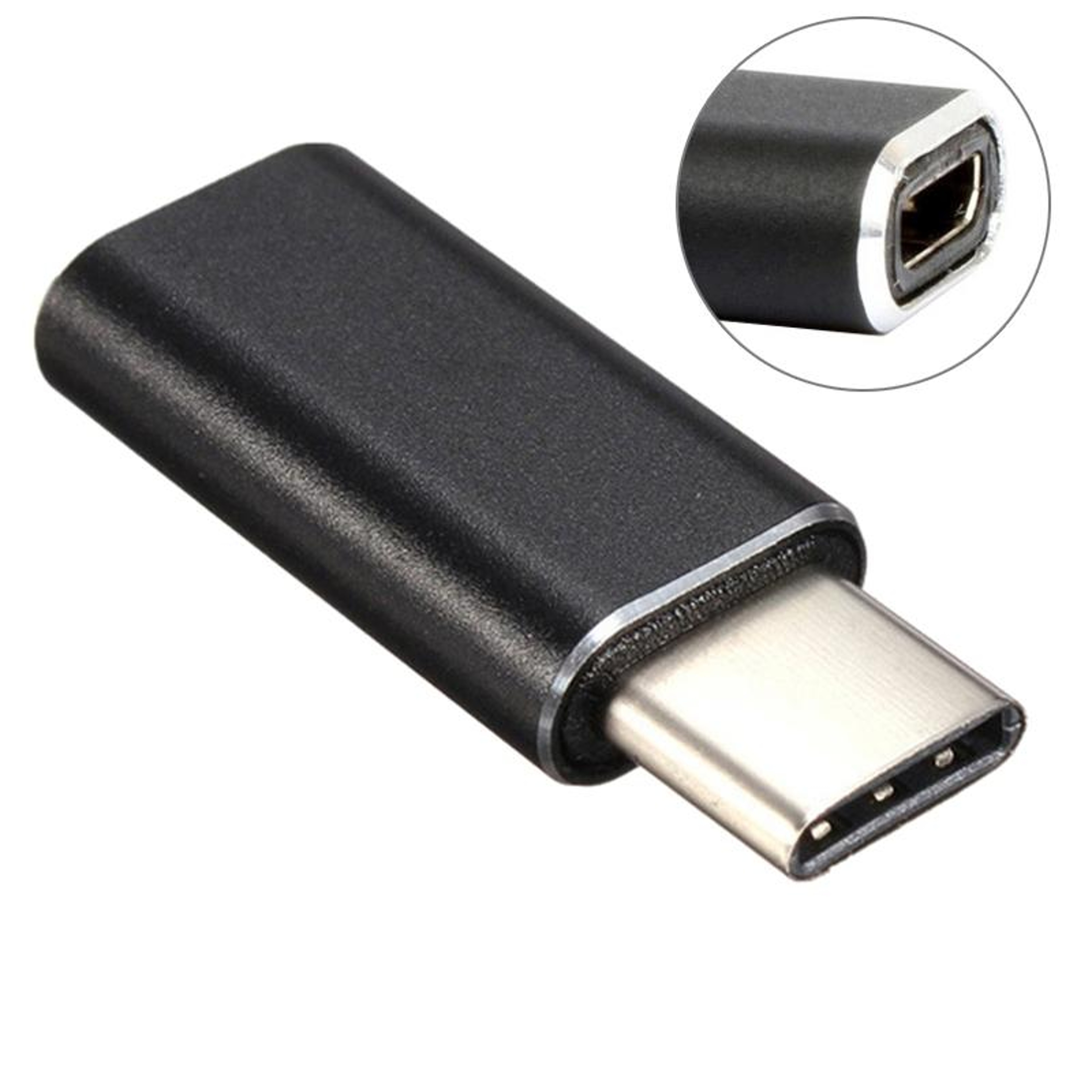 Aluminum USB C Adapter Micro USB To Type C Converter For Fast Charging  Data Transfer 3