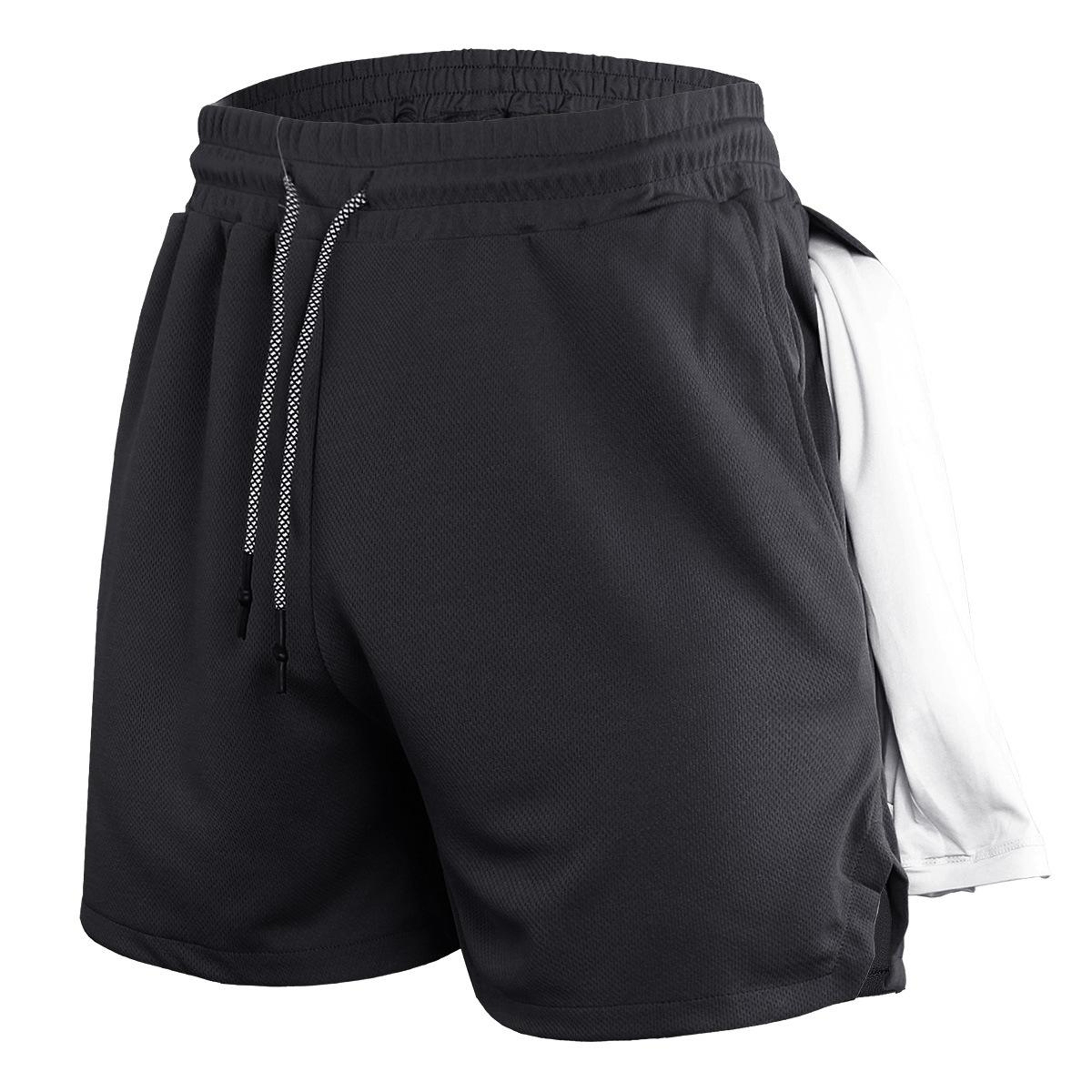 Men Quick Dry Athletic Shorts with Towel Loop Breathable Gym Running Shorts – view 14