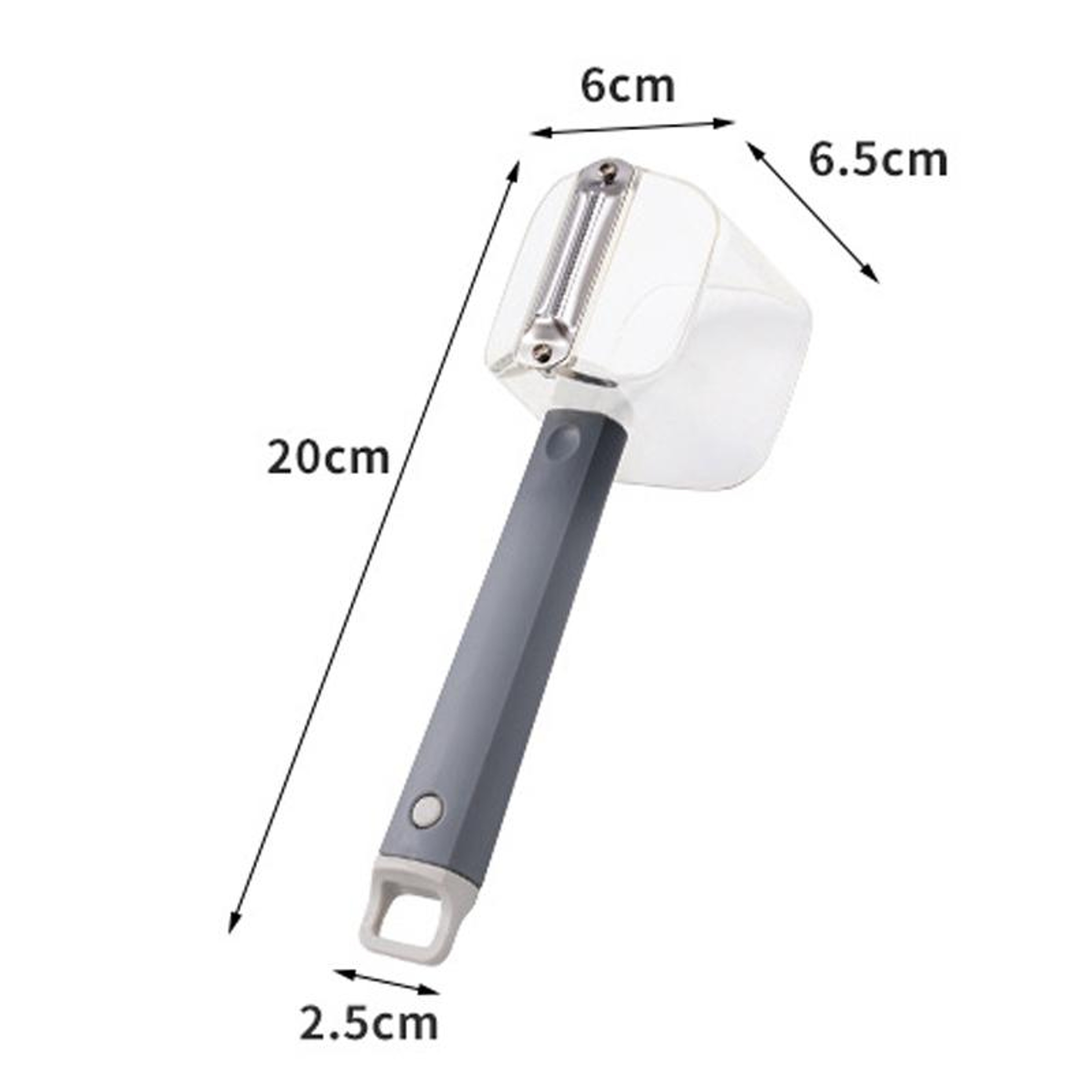 Stainless Steel Vegetable Peeler With Long Handle And Storage Box 6