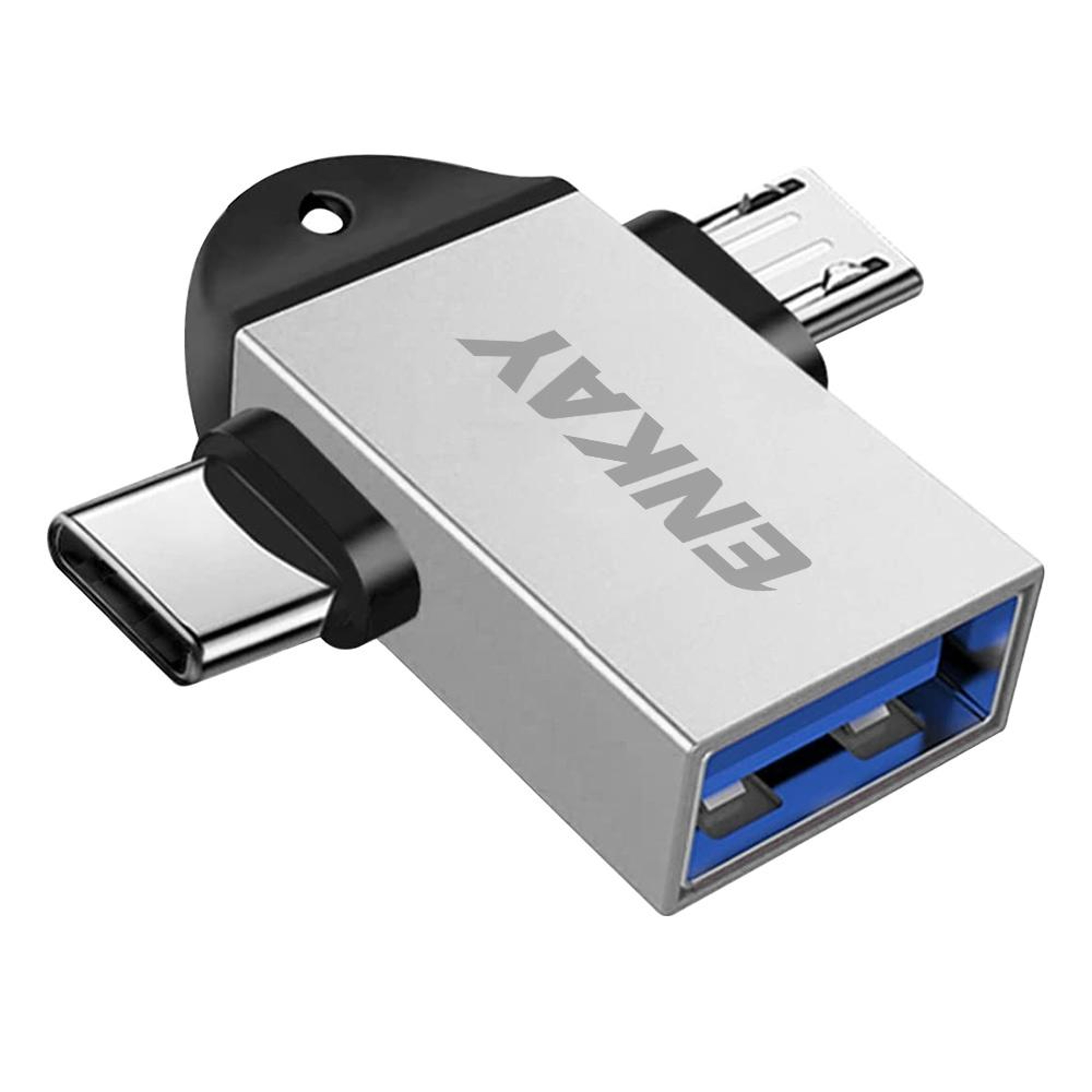 2 In 1 USB C  Micro USB OTG Adapter USB High Speed Data Transfer Dongle 3