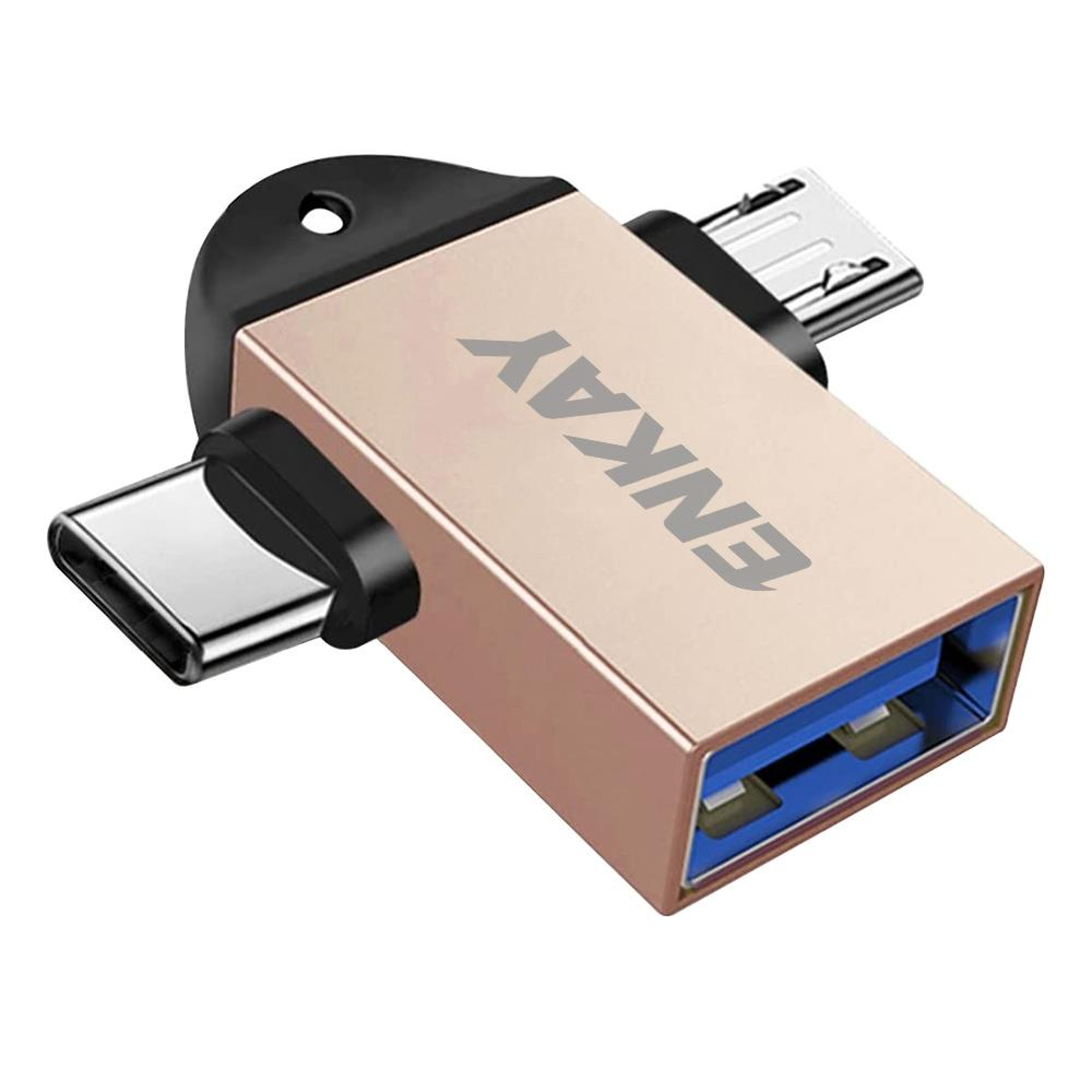 2 In 1 USB C  Micro USB OTG Adapter USB High Speed Data Transfer Dongle 5