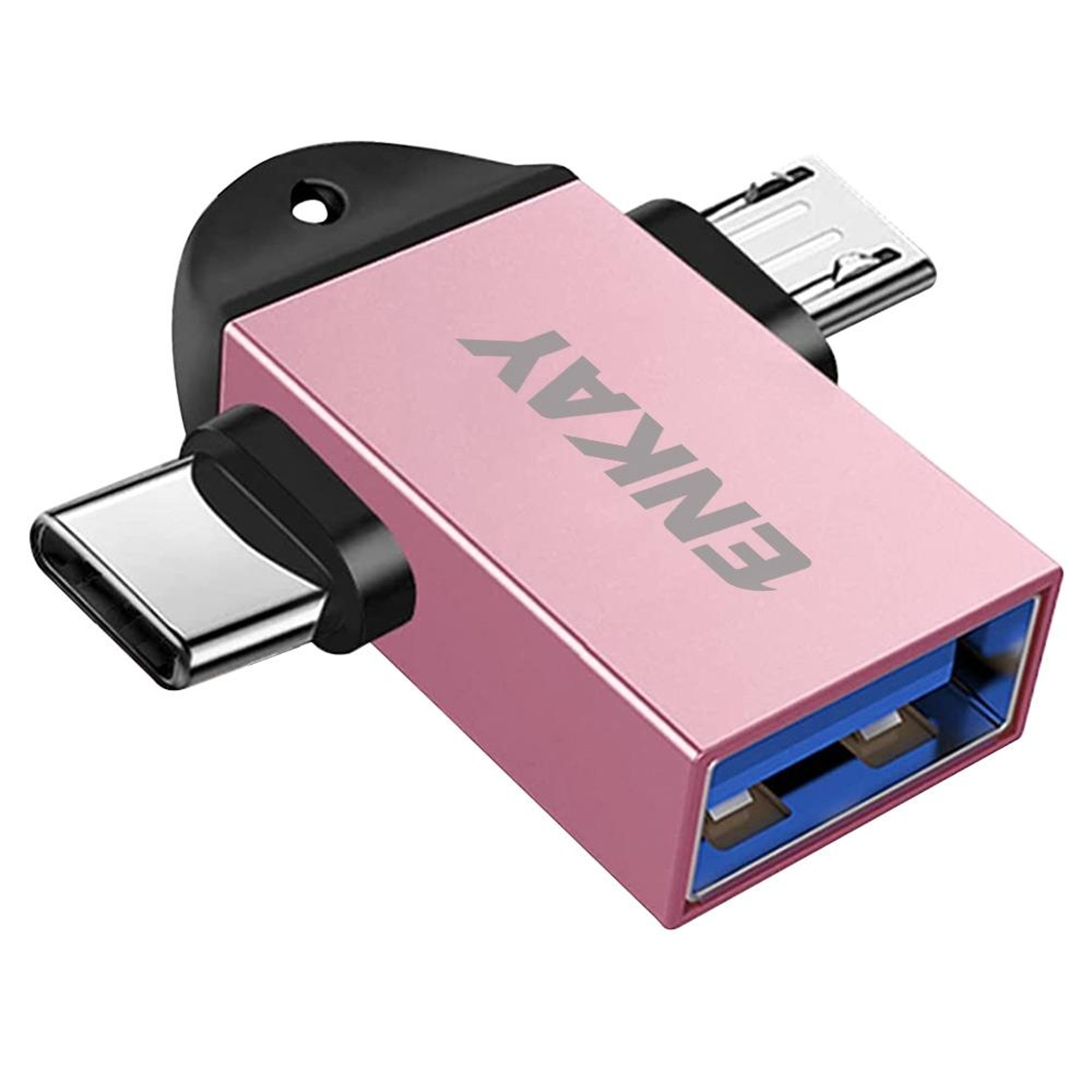 2 In 1 USB C  Micro USB OTG Adapter USB High Speed Data Transfer Dongle 7