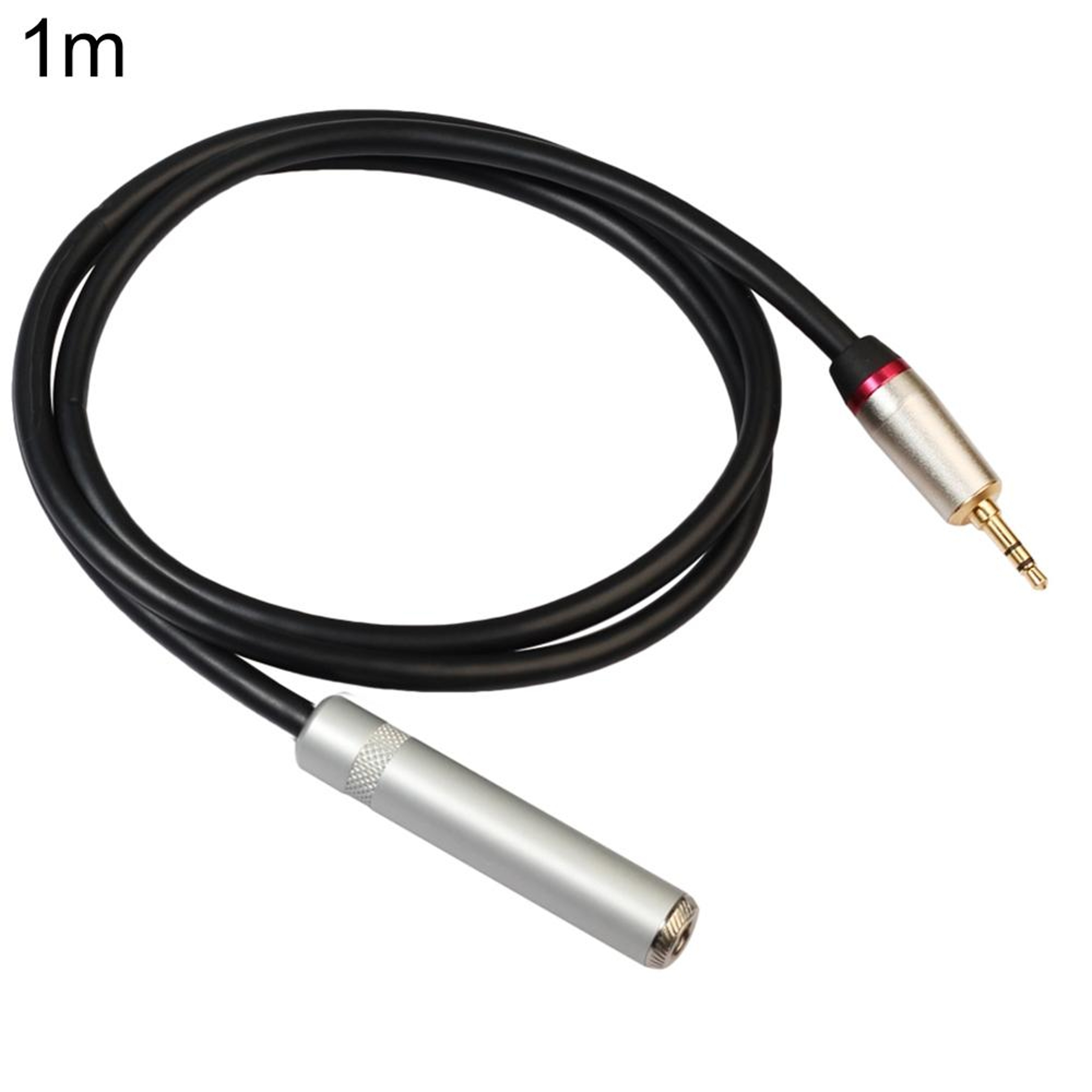 Audio Adapter Cable 1m Gold Plated Stereo Converter For Headphones  Amplifiers 0