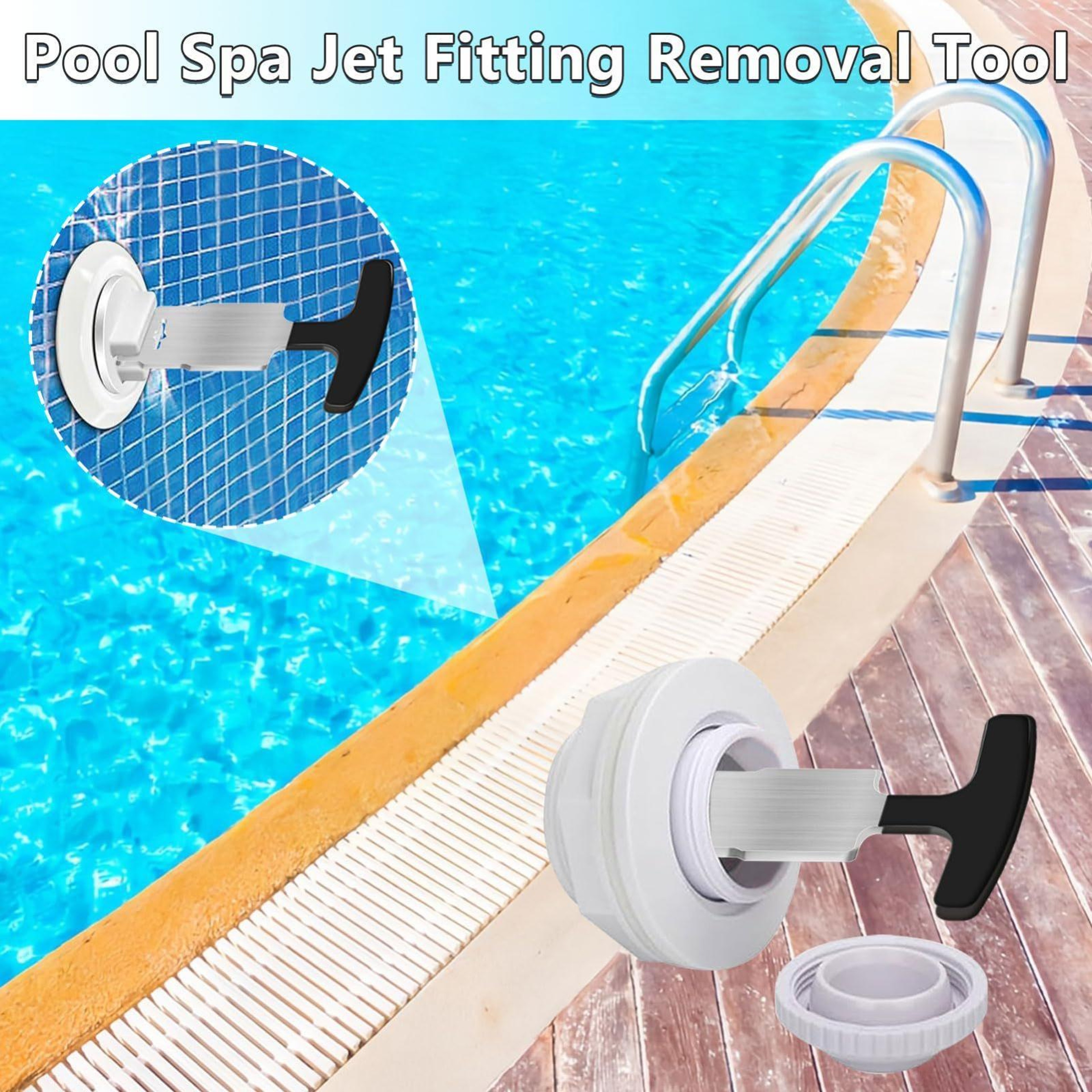 Heavy Duty Pool Plug Removal Tool For Hayward Jets Stainless Steel Pool Jet Removal Tool 7